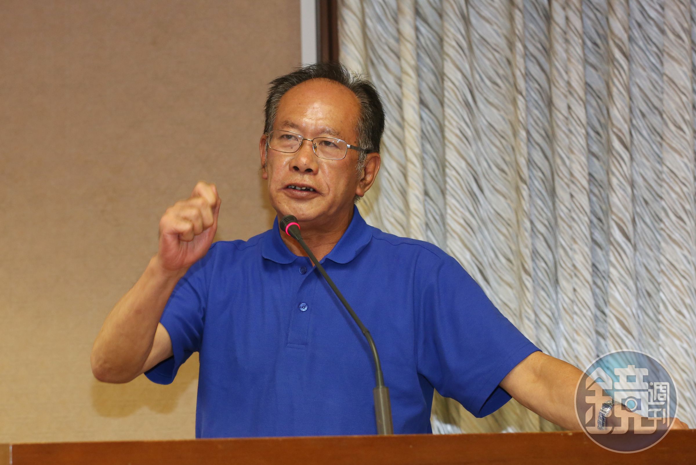國民黨立委陳超明（圖）遭人爆料，指其國會助理的職缺掛在民間企業名下，等於透過民營企業認捐立委辦公室助理。（本刊資料照）