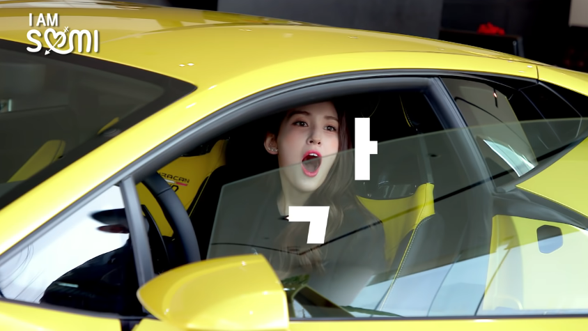 全昭彌在實境秀中開藍寶堅尼跑車，意外登上熱搜冠軍。（翻攝I AM SOMI YouTube畫面）