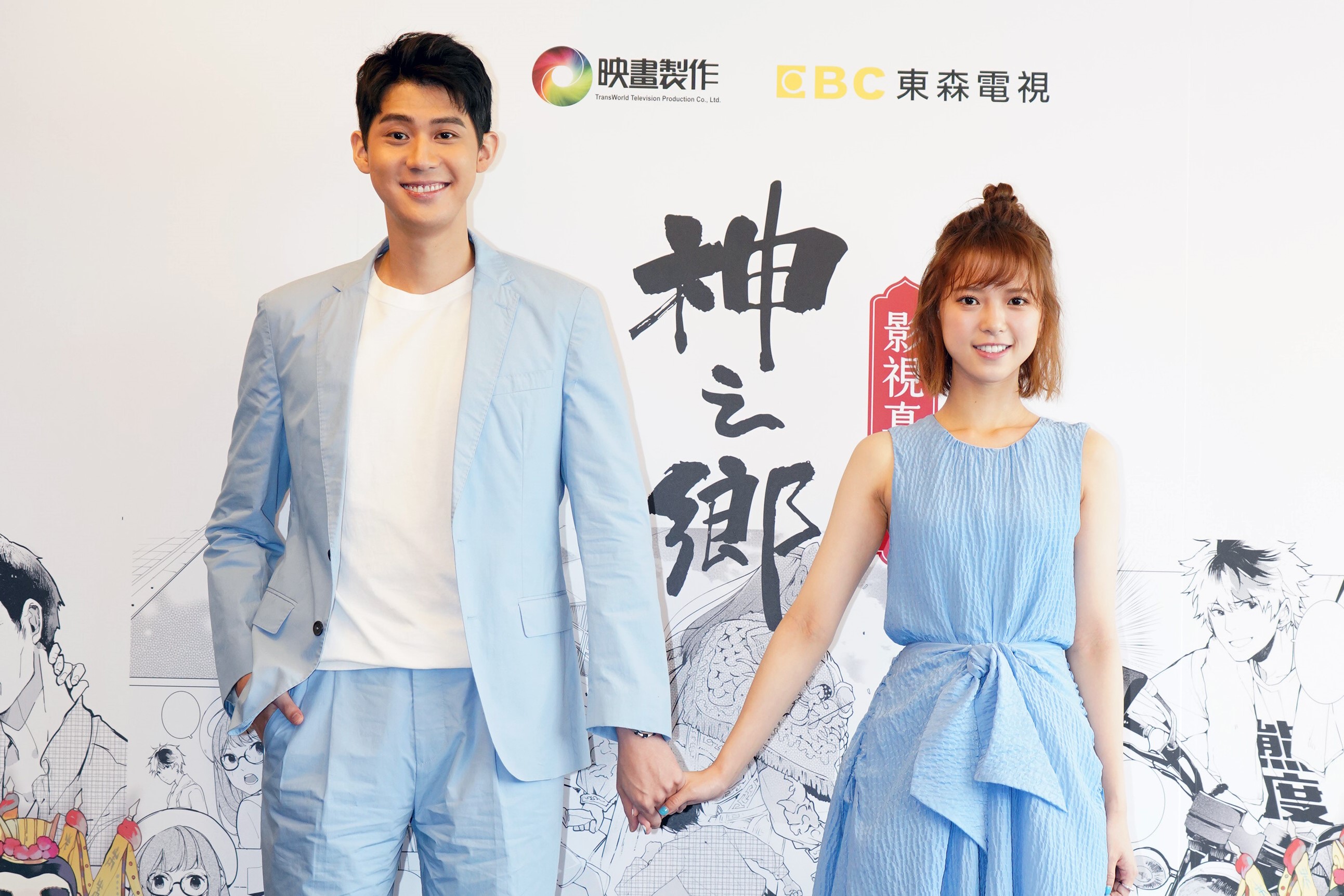 嬌小甜美的項婕如，散發的氣息猶如漫畫中走出來的女主，與李玉璽的身高反差萌，不僅沒有違和感，反而讓人更期待這樣的螢幕新組合。（映畫提供）