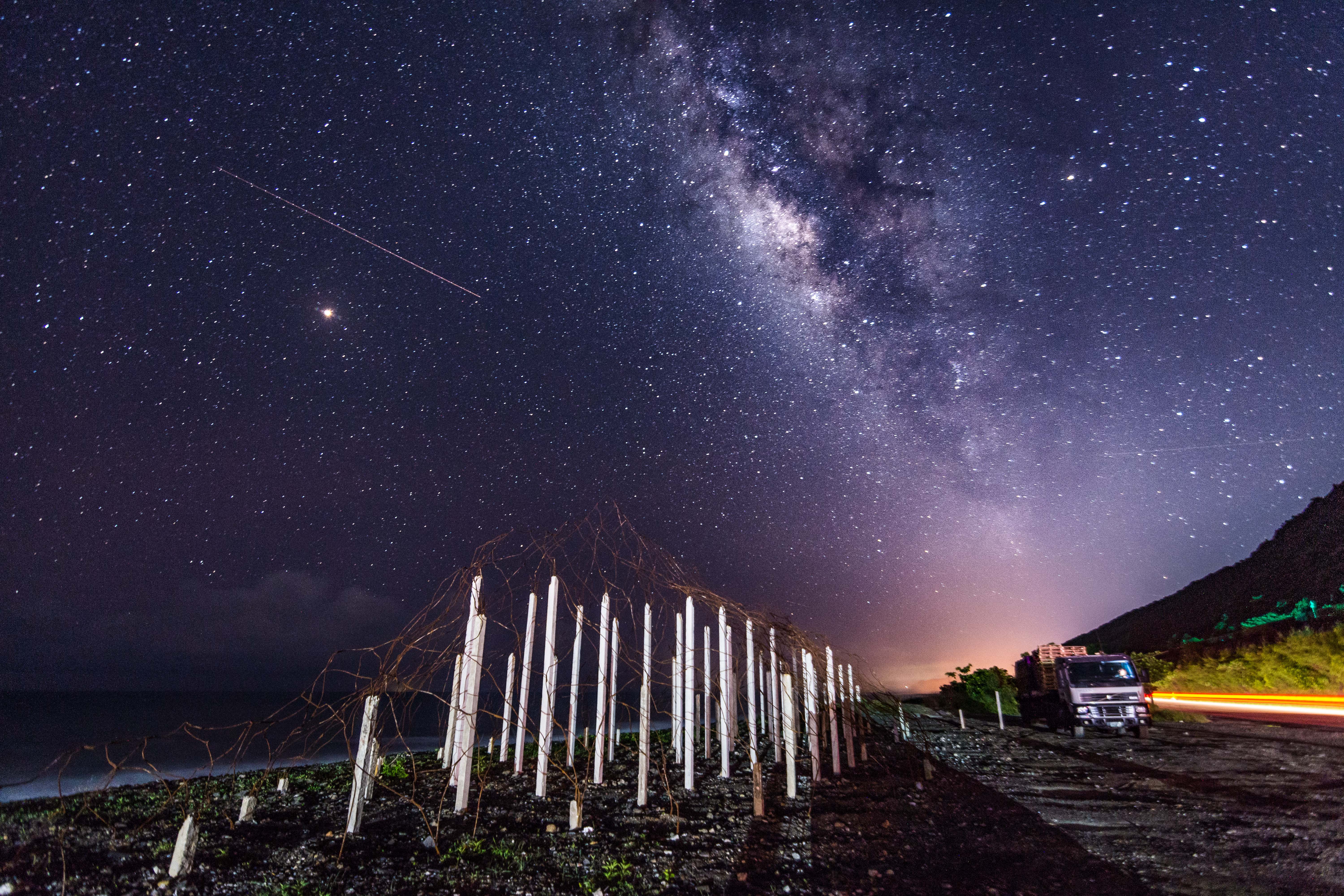 台東最美星空_大武鄉(臺東縣政府提供)