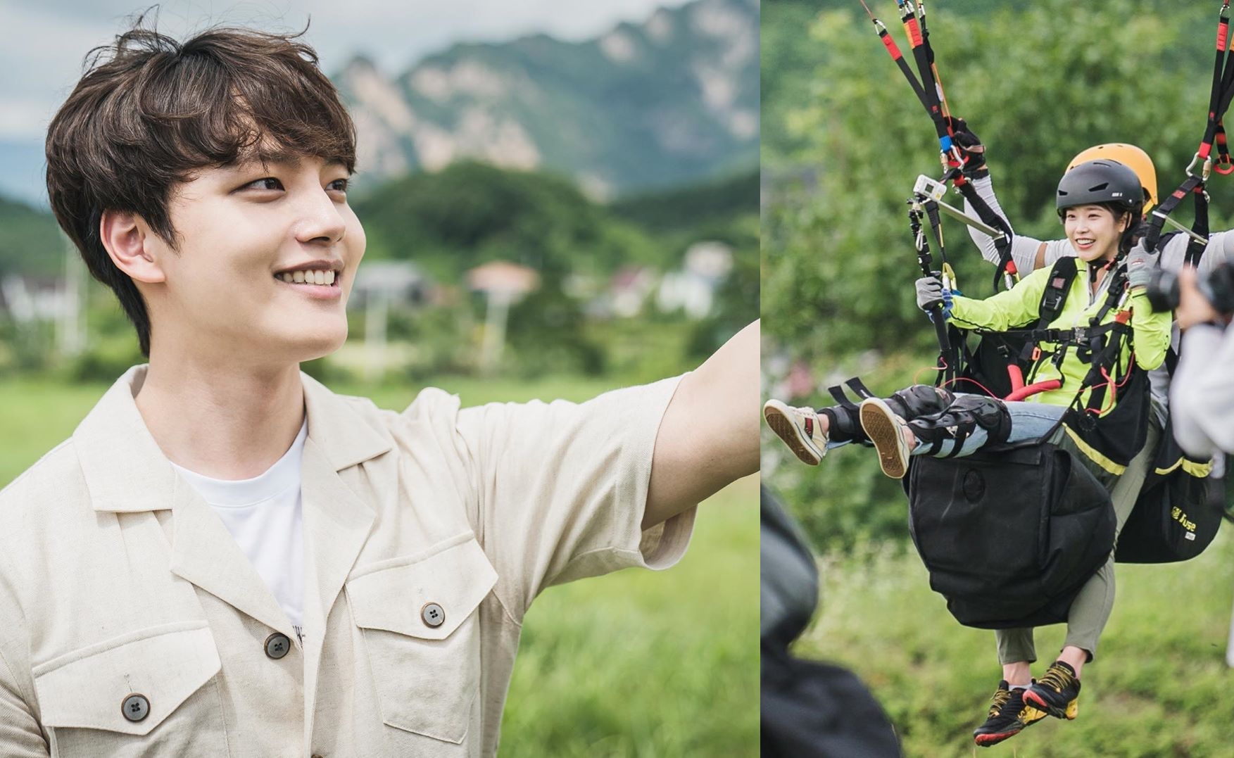 IU作客《帶輪子的家》，滿月社長與具燦九合體啦！（合成圖片，翻攝自tvN IG）