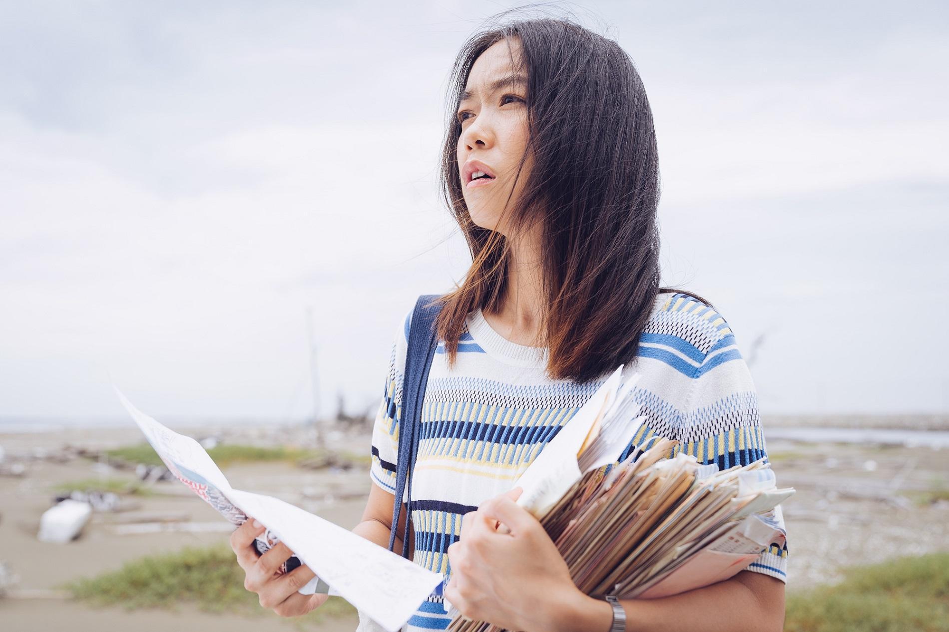 李霈瑜演出經驗不多,得知陳玉勳堅持要她演女主角,她深感壓力巨大。(牽猴子提供)