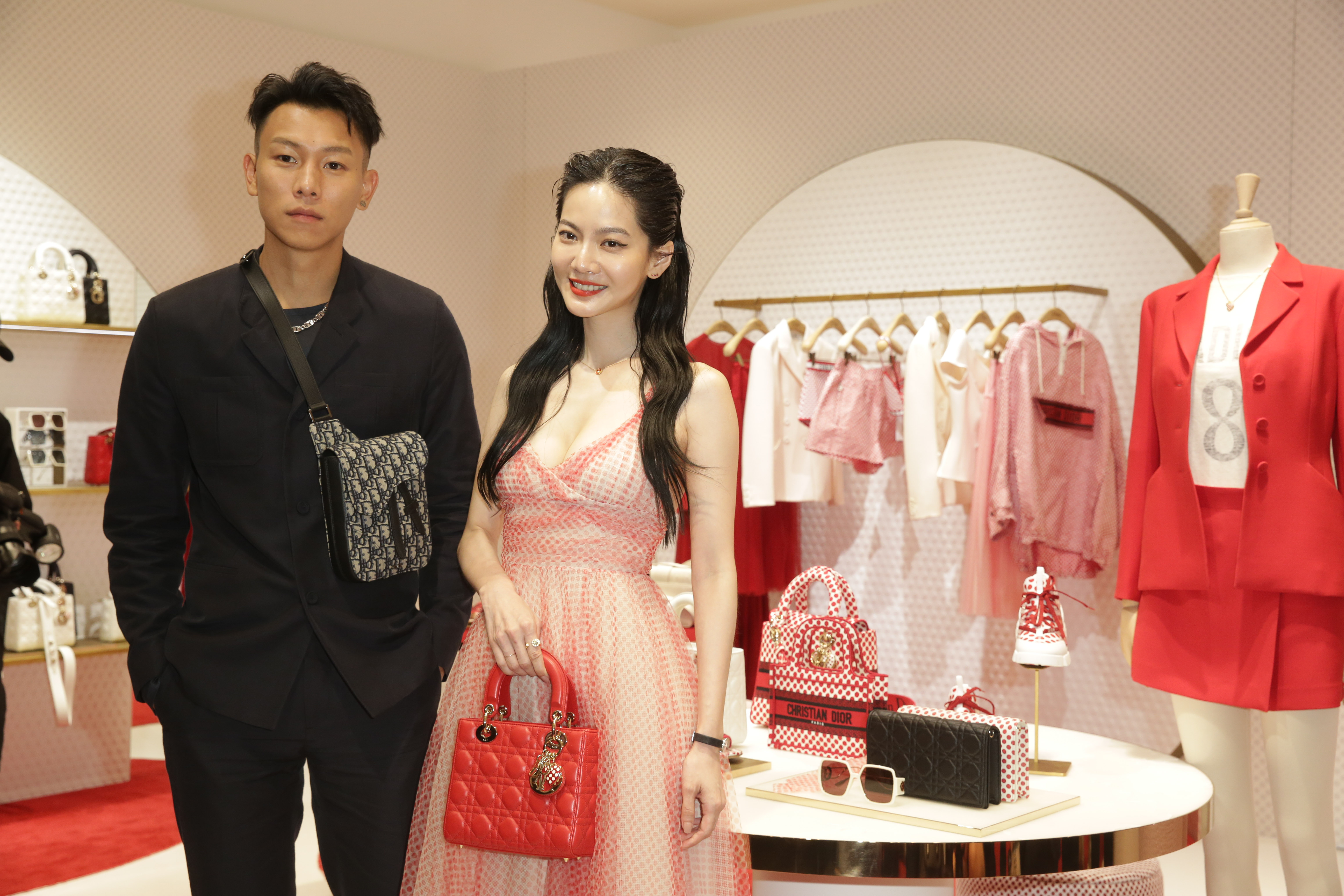 曾之喬與瘦子今（24日）出席台北信義新天地A9開設Dioramour期間限定店活動。