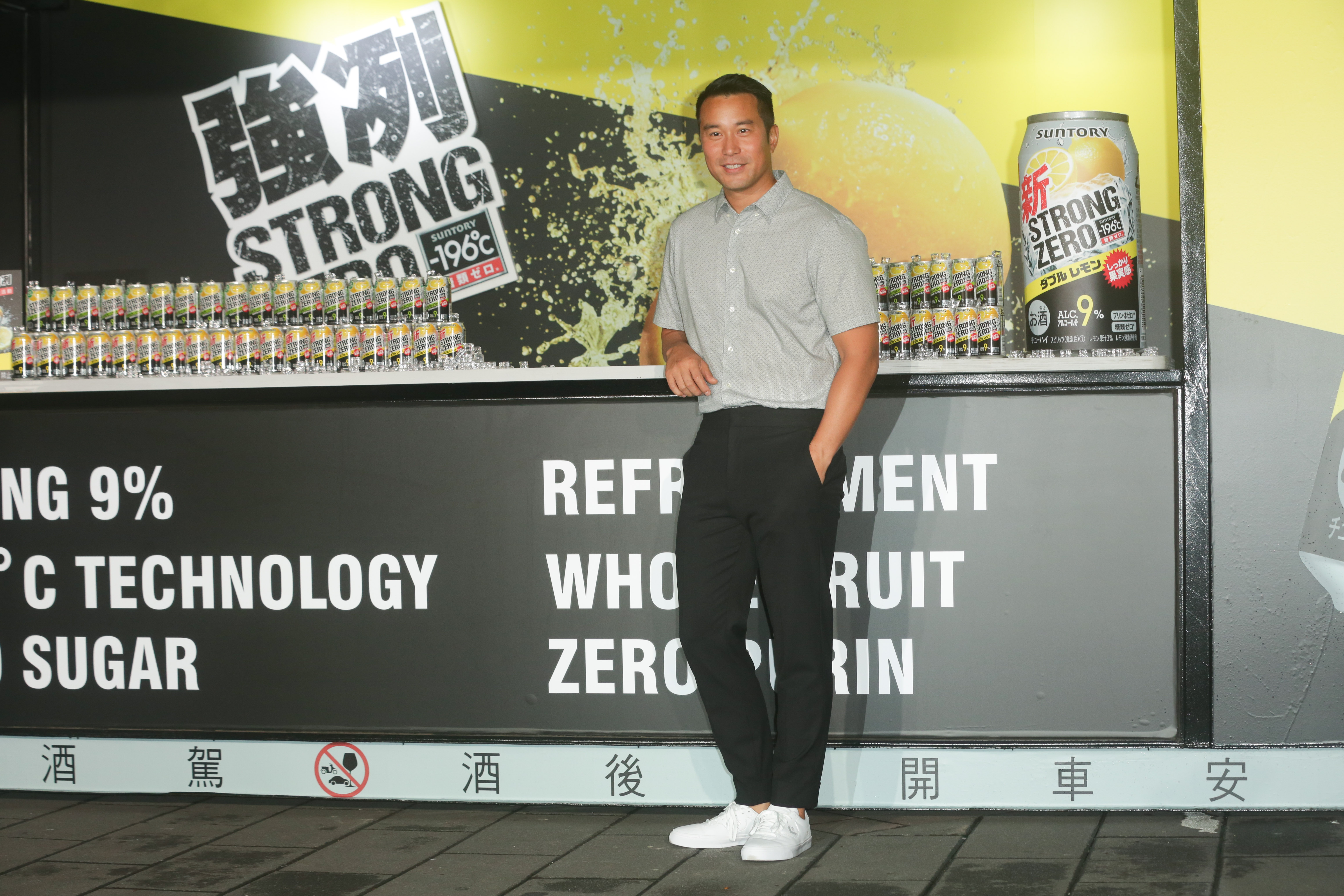 張孝全今（25）日出席調酒品牌代言人記者會，滿嘴爸爸經。