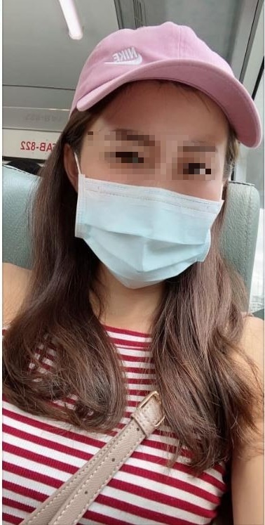 女網友在臉書分享遇到超暖司機給口罩神救援,因外型亮麗掀起關注。(翻攝「爆怨公社」臉書)
