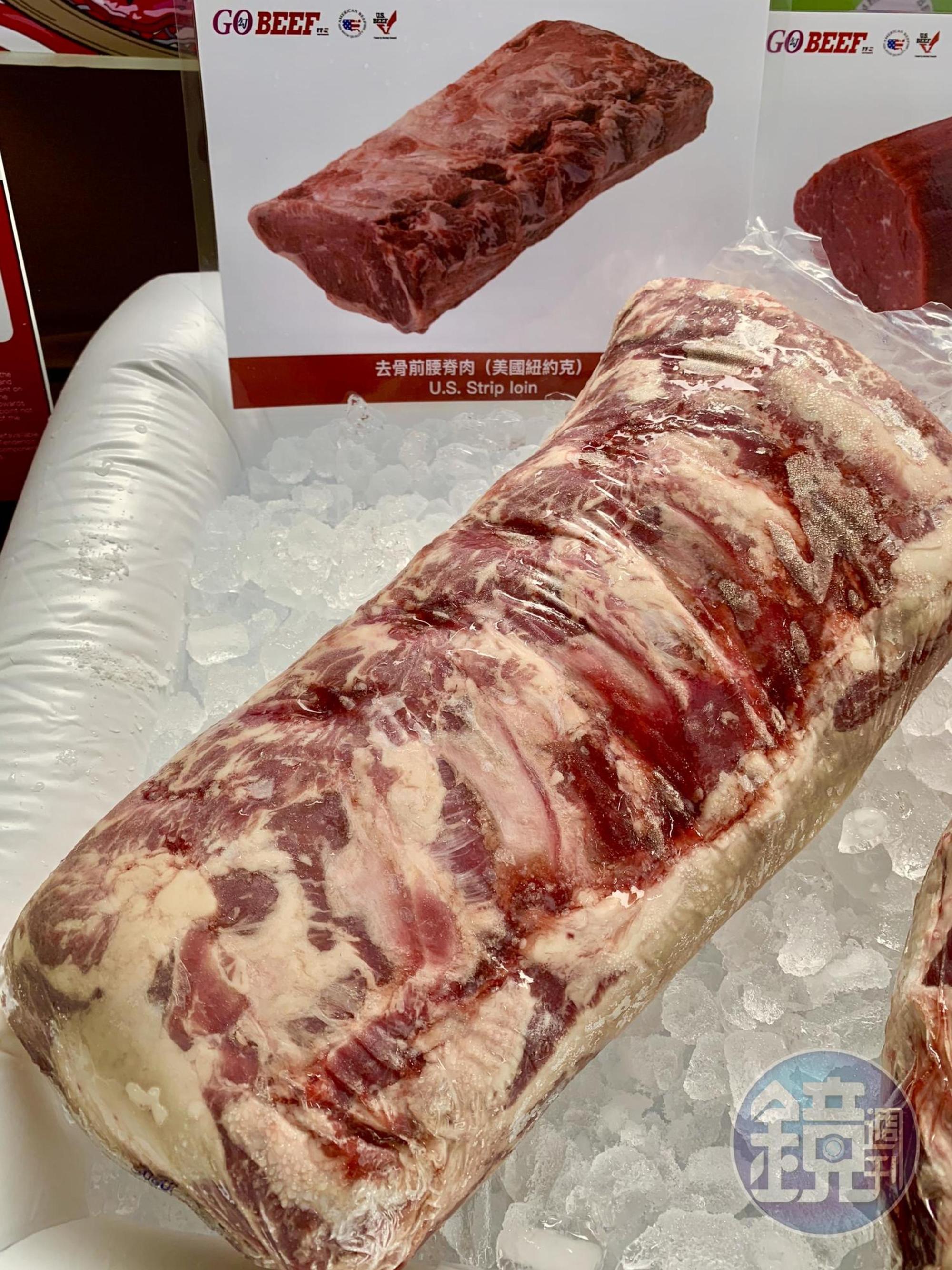 紐約客部位的瘦肉率高、板筋厚,不好料理,相當考驗一家牛排館主廚的功力。