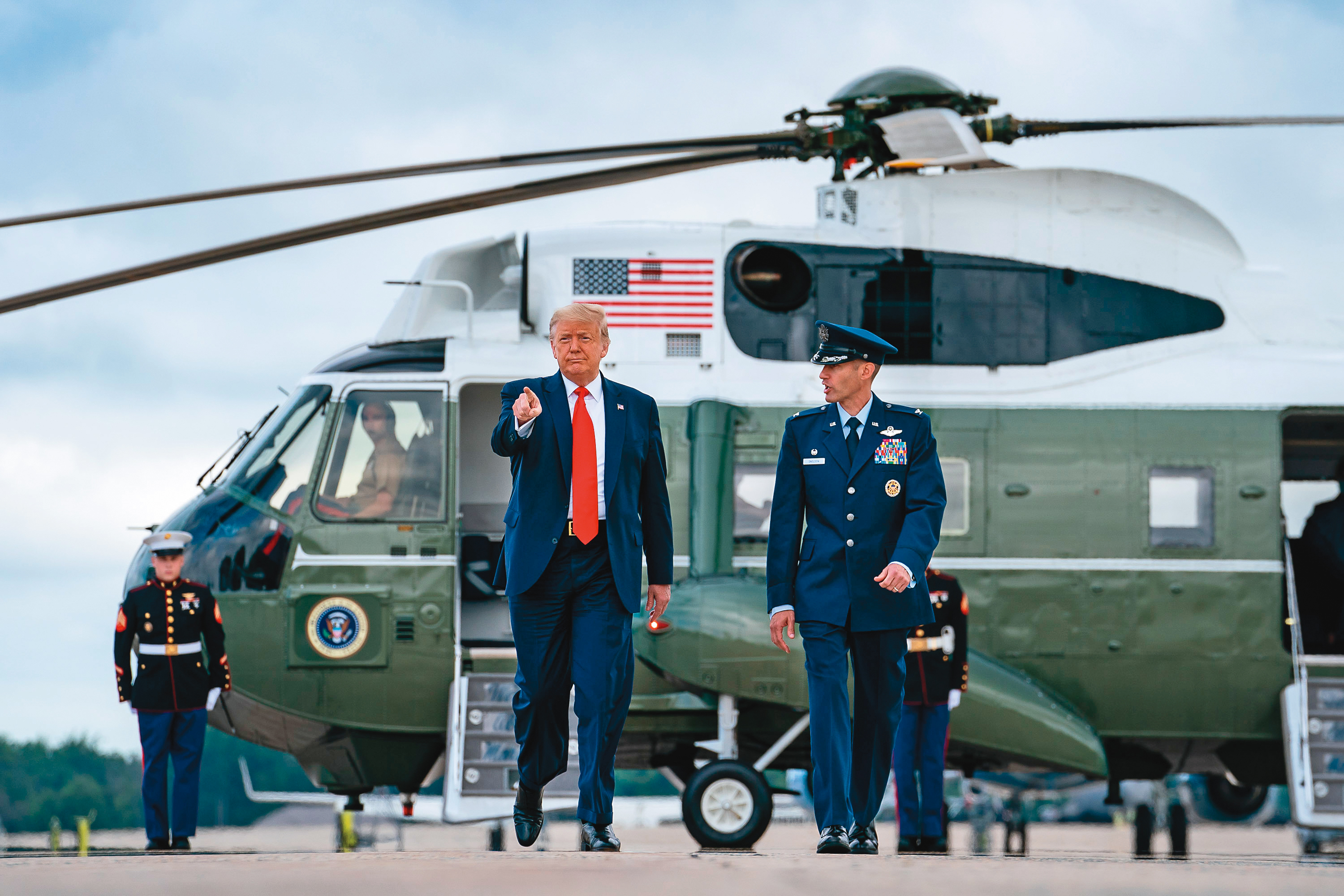 距離美國總統大選只剩3個多月，為了爭取民意支持，川普頻頻施壓中國。（翻攝自白宮官網）