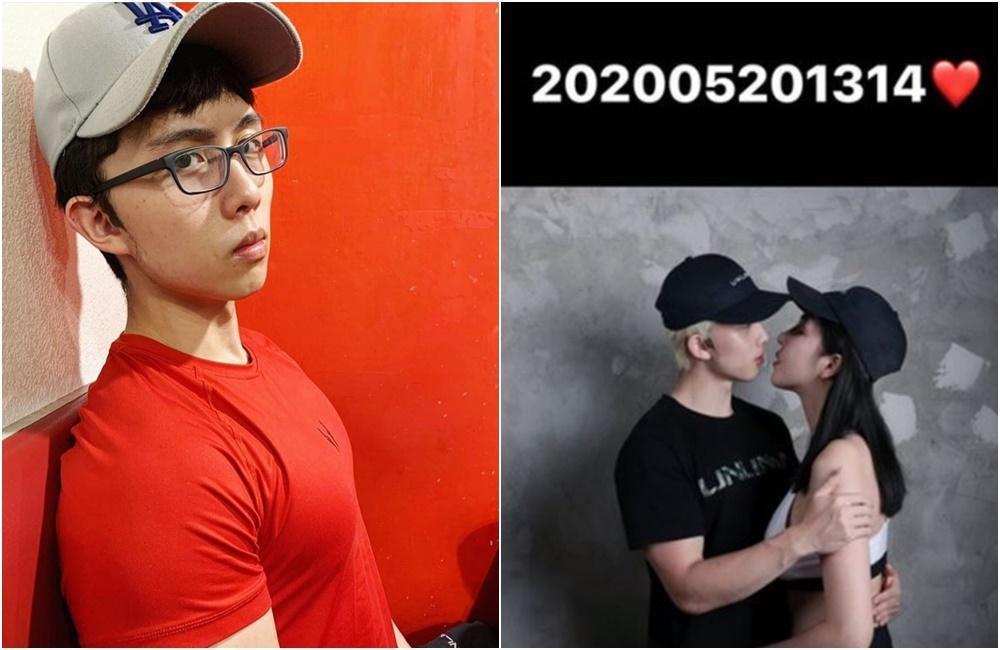 孫安佐之前在IG上曬出與大奶直播主阿乃恩愛照片。(翻攝自孫安佐IG)