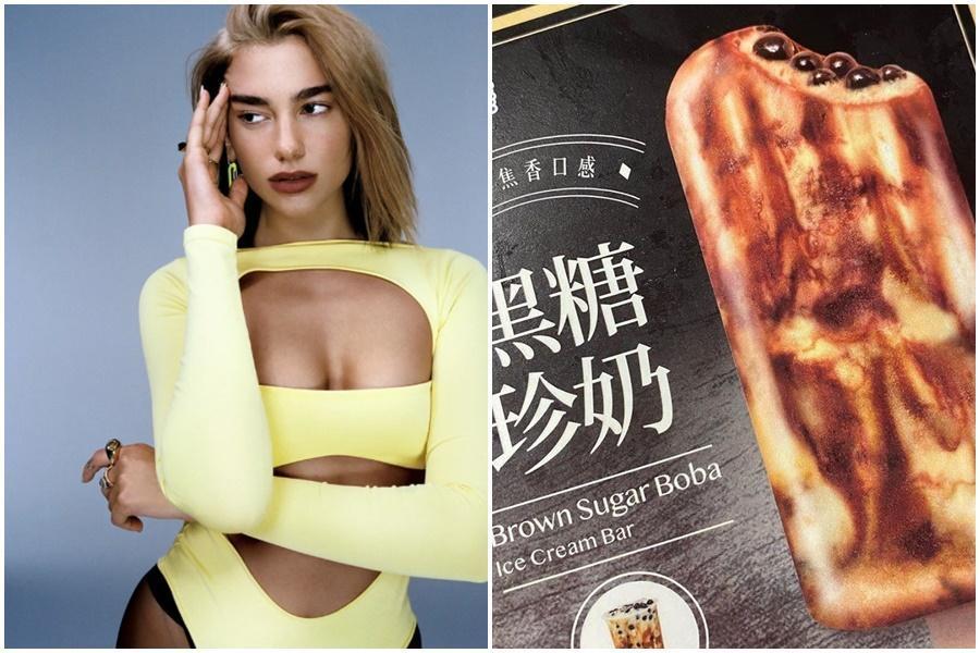 杜娃黎波貼出小美黑糖珍奶雪糕照片，引起台灣網友的熱烈討論。（翻攝杜娃黎波臉書）