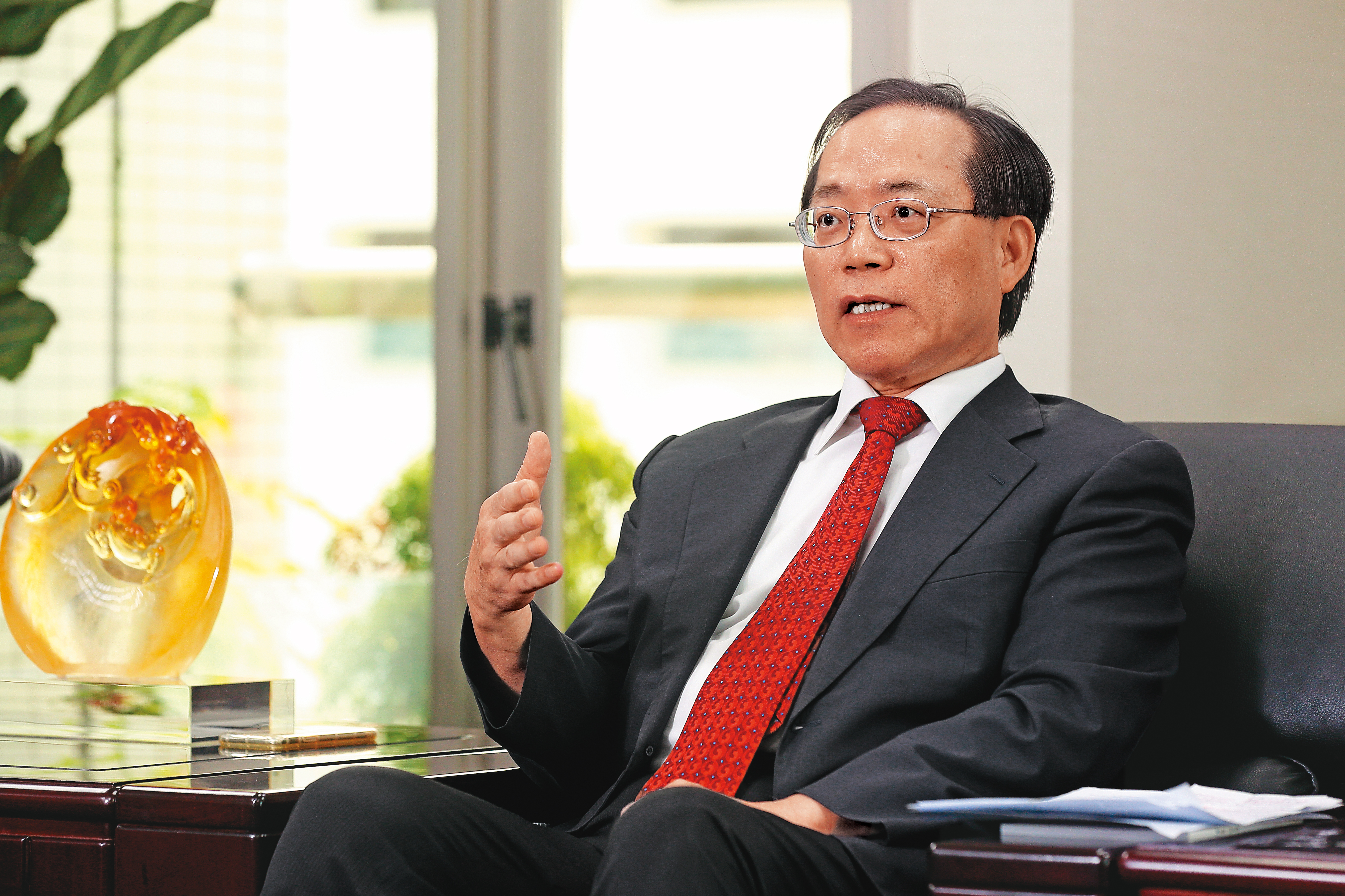 謝繼茂接受專訪,喊出5G首年百萬用戶的目標。