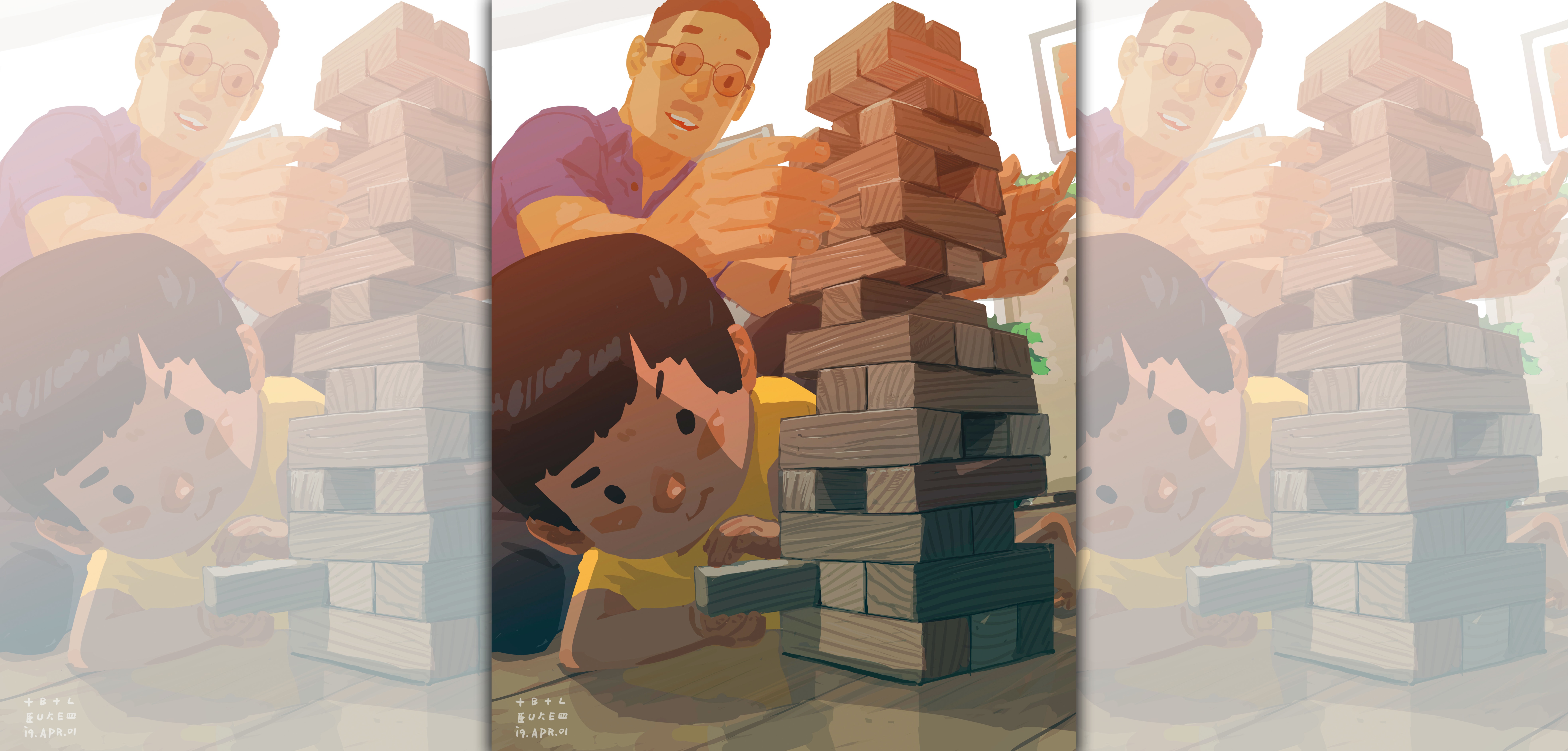 【單親爸爸週記】疊疊樂