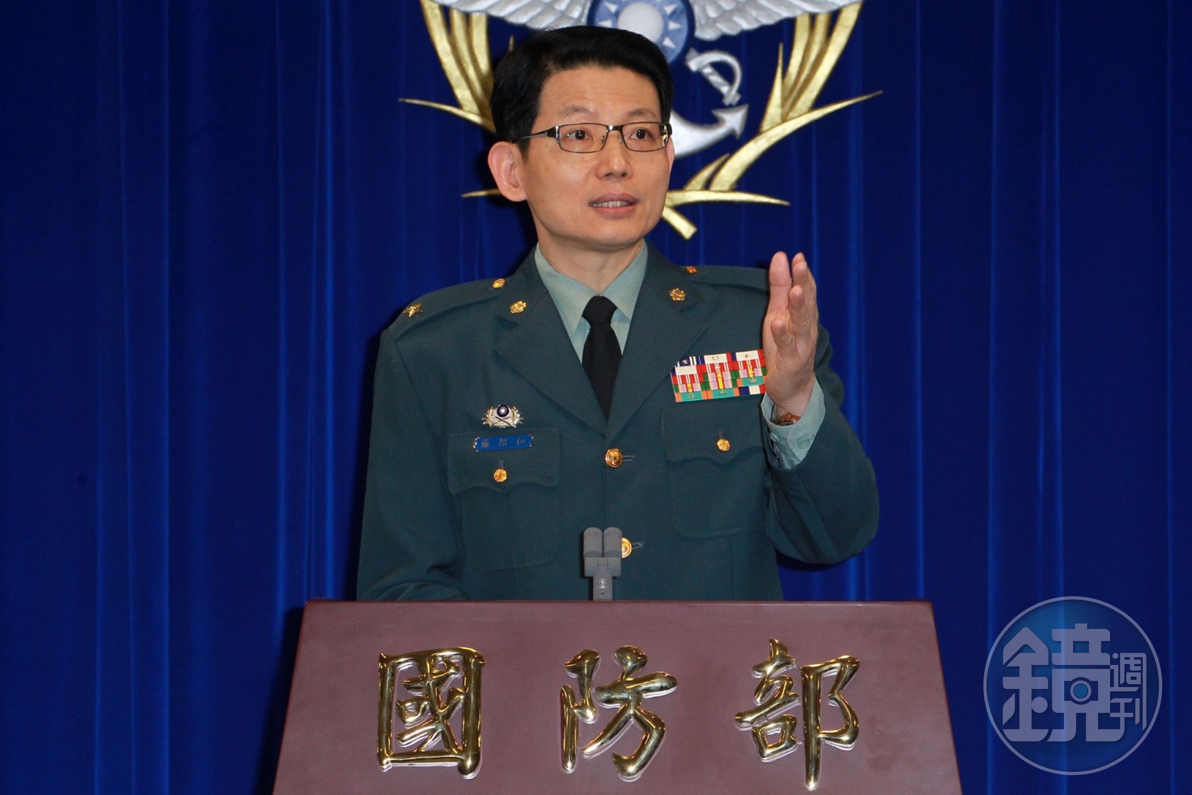羅紹和曾任國防部發言人，4年前，他從少將的軍階提前退伍。（羅紹和提供）