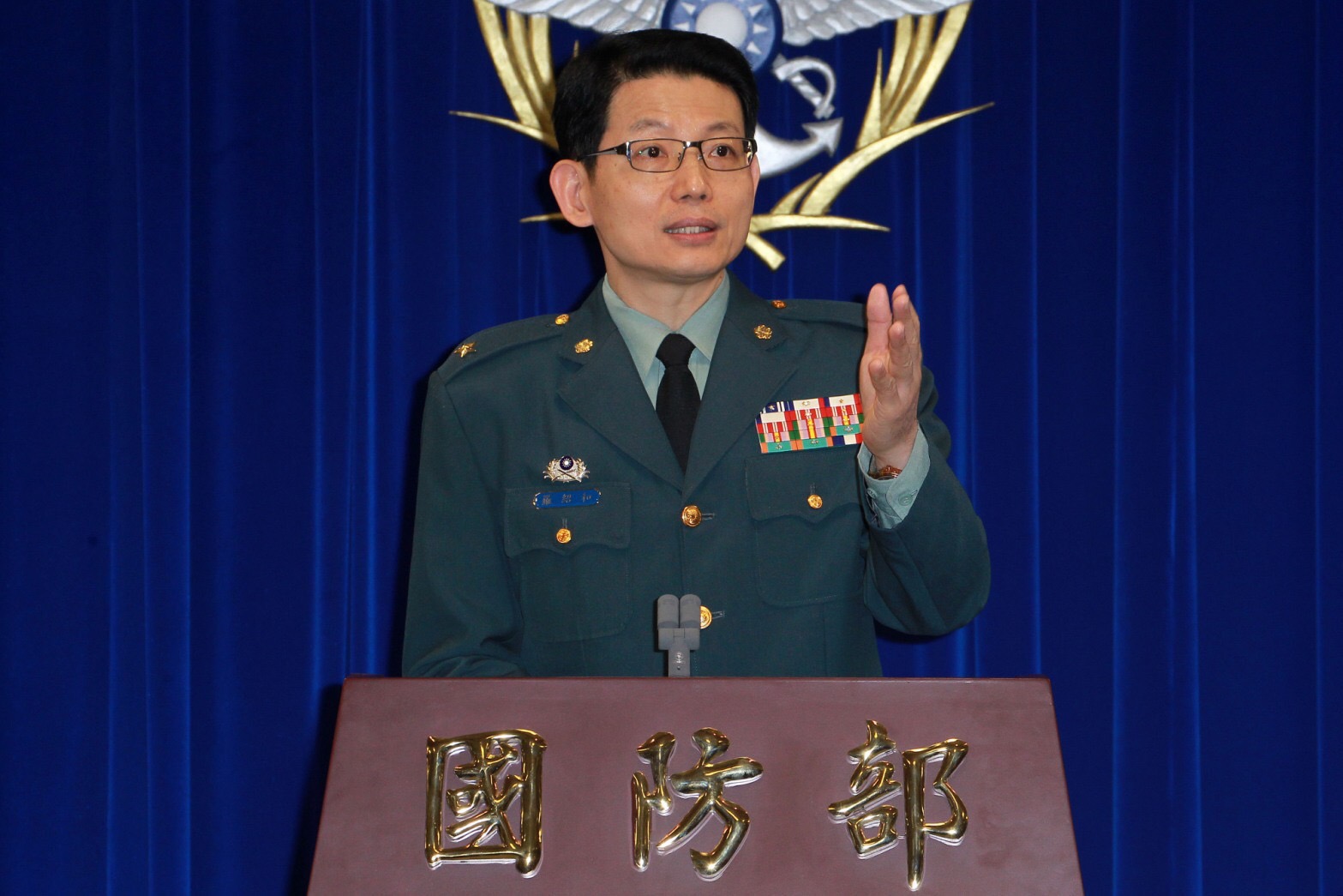 羅紹和曾任國防部發言人，4年前，他從少將的軍階提前退伍。（羅紹和提供）