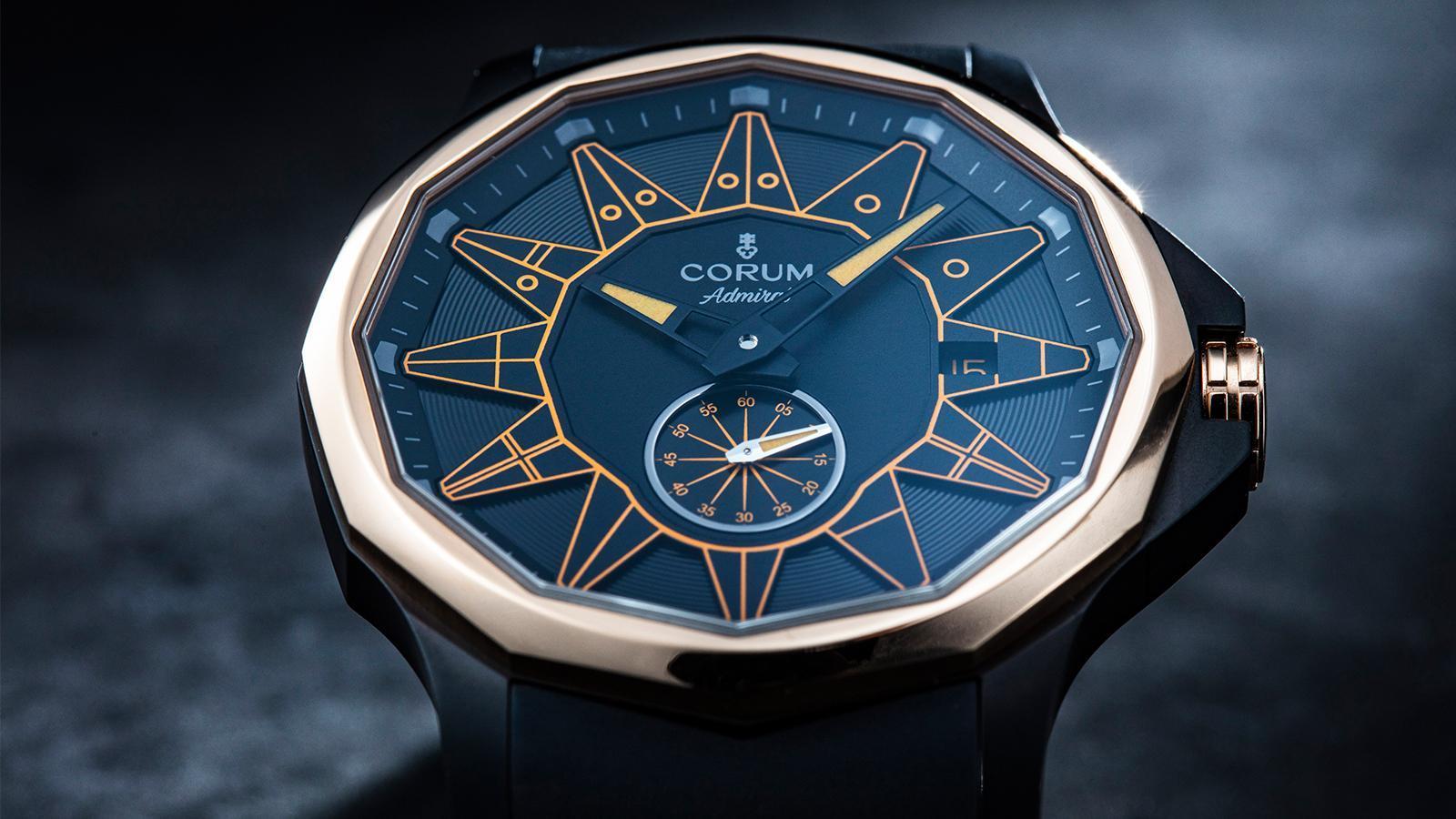 Admiral Legend 42 | 錶徑42mm、PVD不鏽鋼及18K玫瑰金材質、時間及日期指示、自動上鏈機芯、限量100只、建議售價NT$ 278,000 (攝影:游銘元)