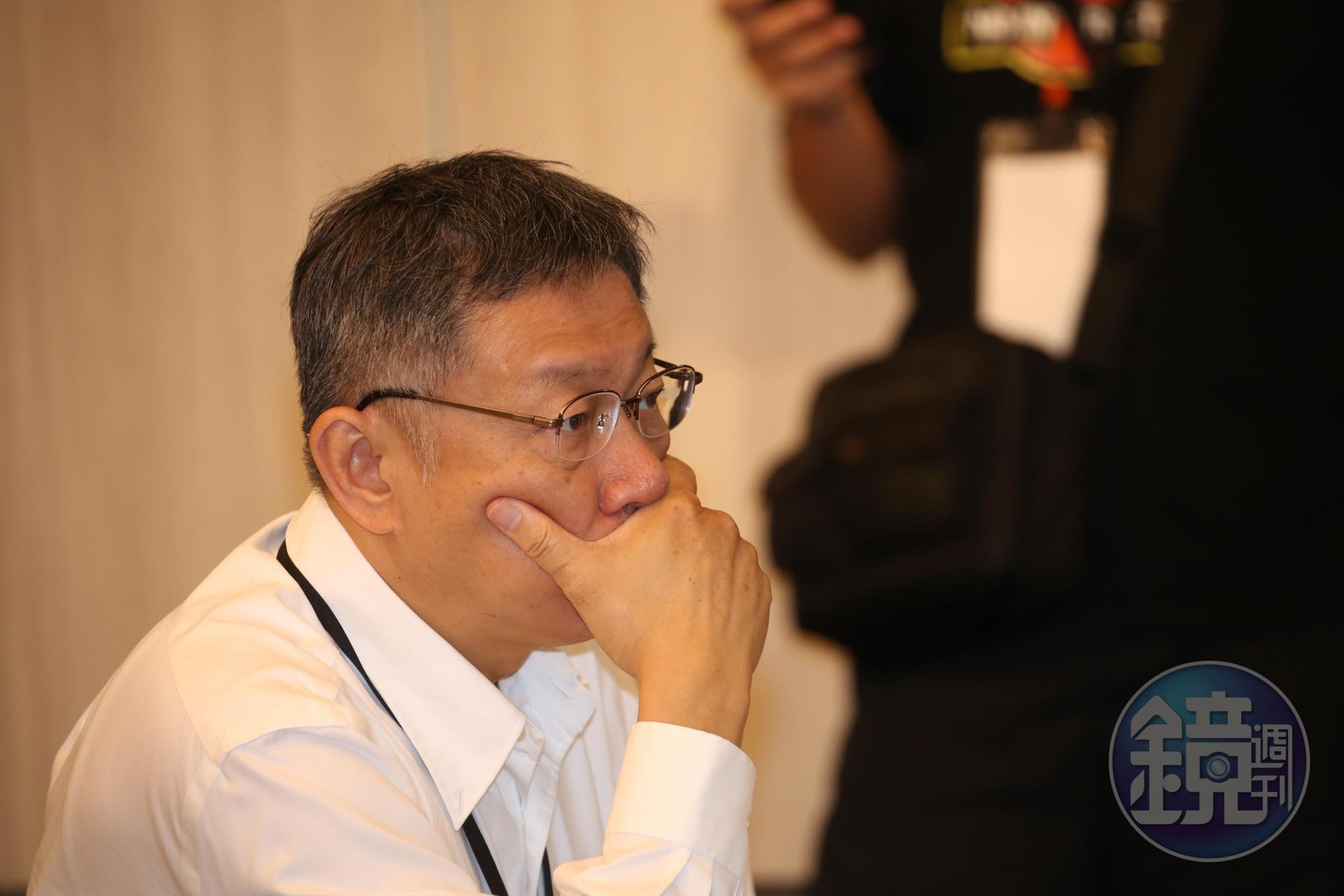 台北市研考會的首長互評資料外流,市長柯文哲遭指「恨鐵不成鋼」。(本刊資料照)