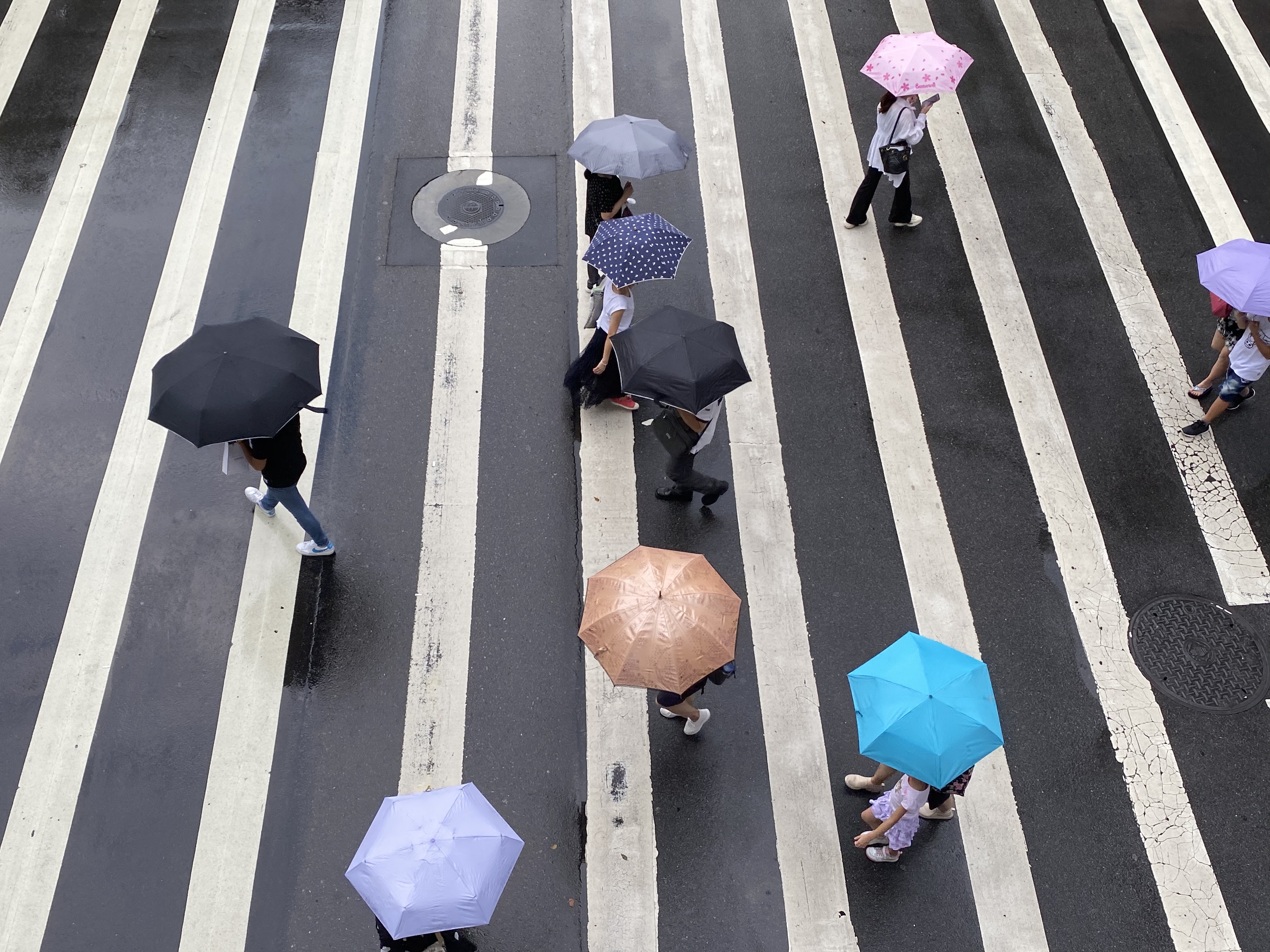 下週日台灣轉為有雨的天氣。（資料照）