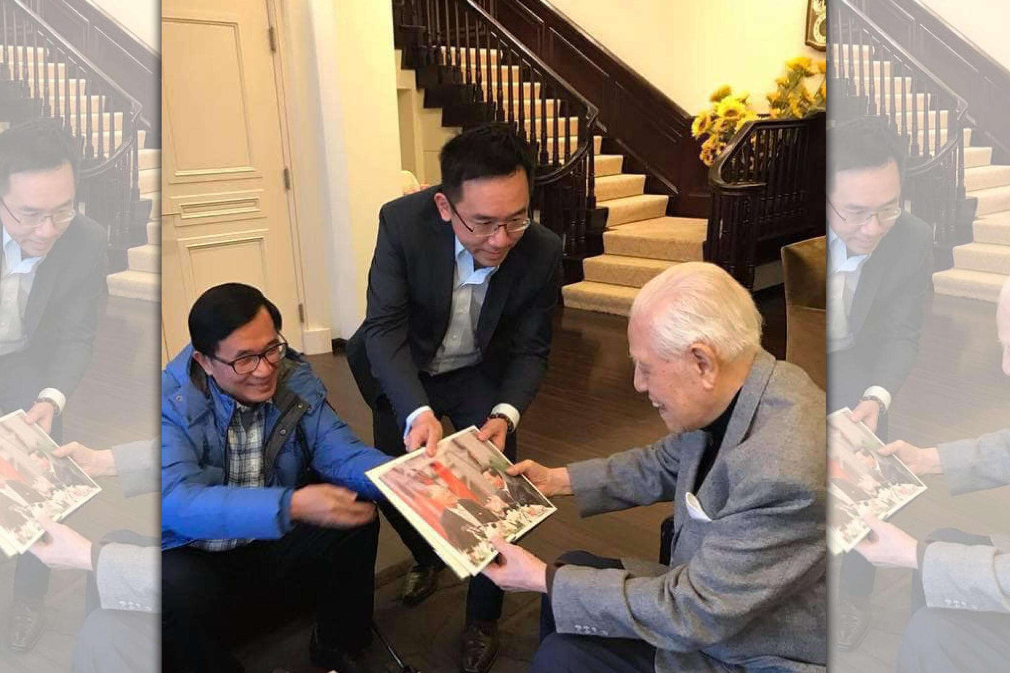 陳水扁回憶李登輝曾告訴他,不可以讓副總統看公文。(翻攝陳致中臉書)