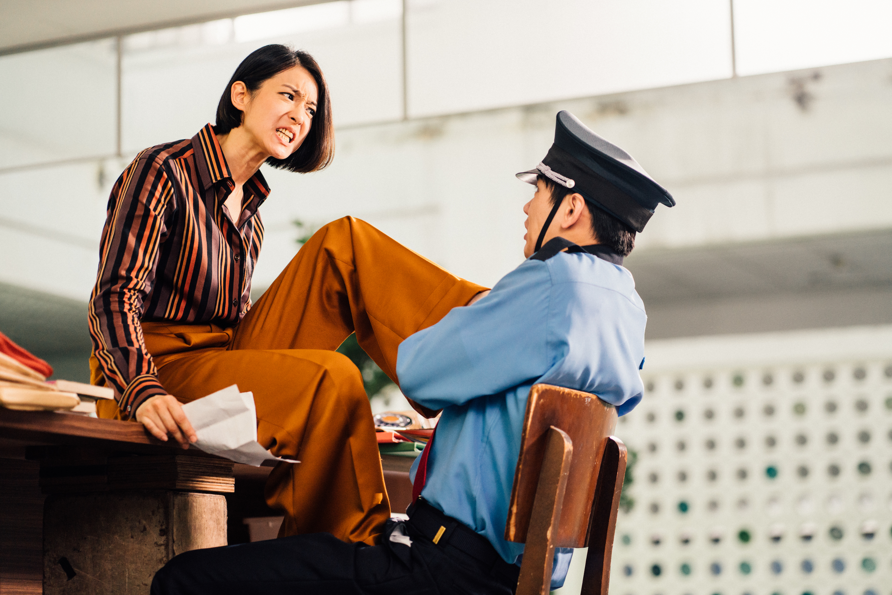 賴雅妍自認性格有正義感，不過並不會像戲中角色一樣易怒。（華映提供）