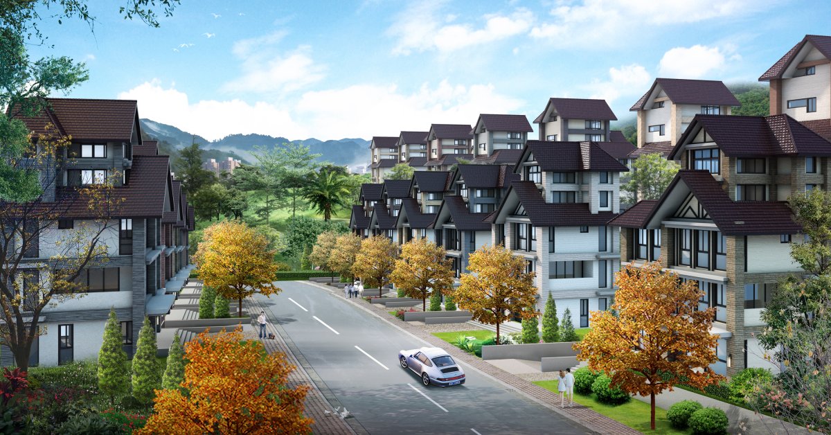 「晴山滙Ⅱ」擁有與國外知名別墅區相同的特色。