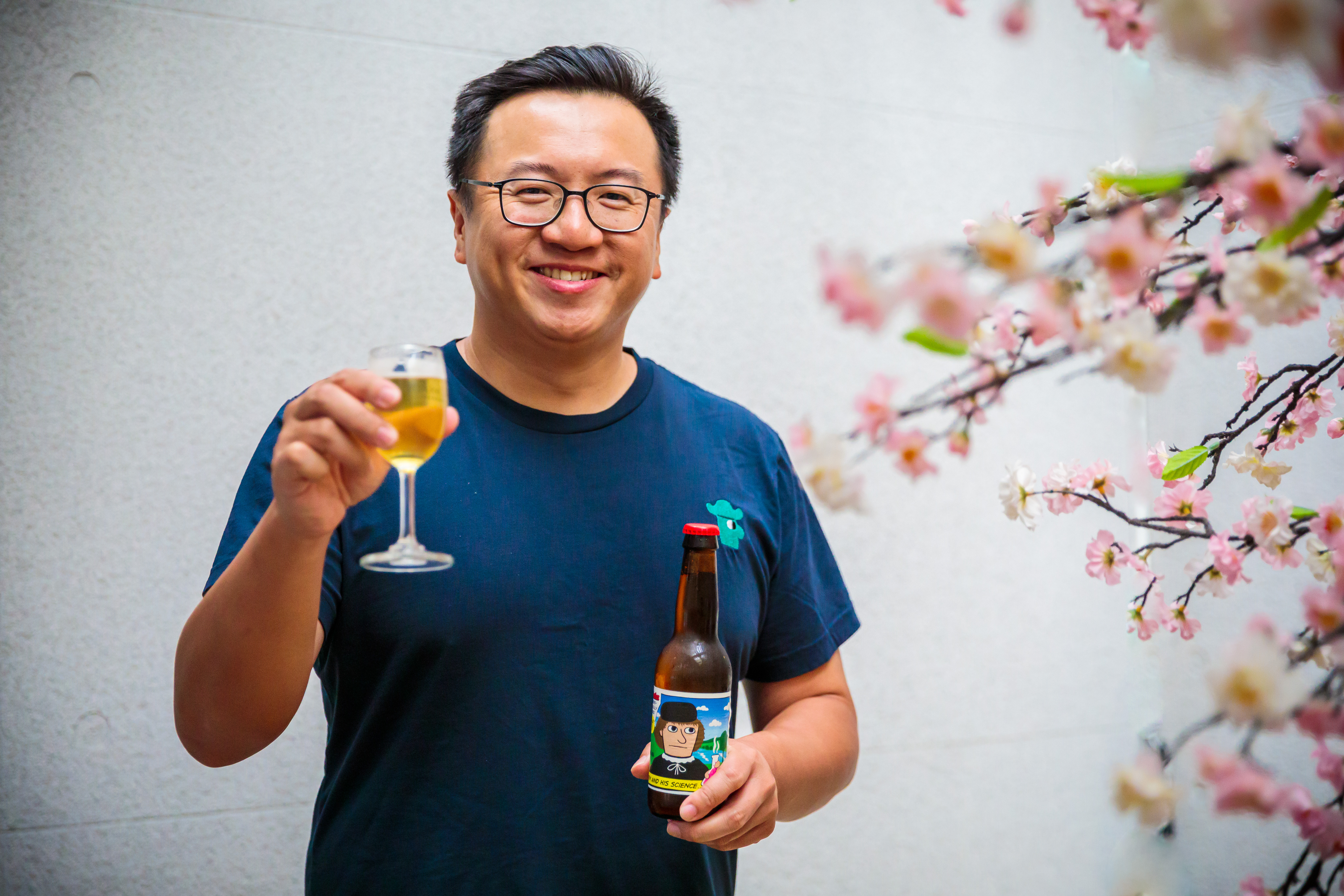 米凱樂台灣區負責人林幼航把精釀啤酒的好玩精神，發揮到淋漓盡致。
