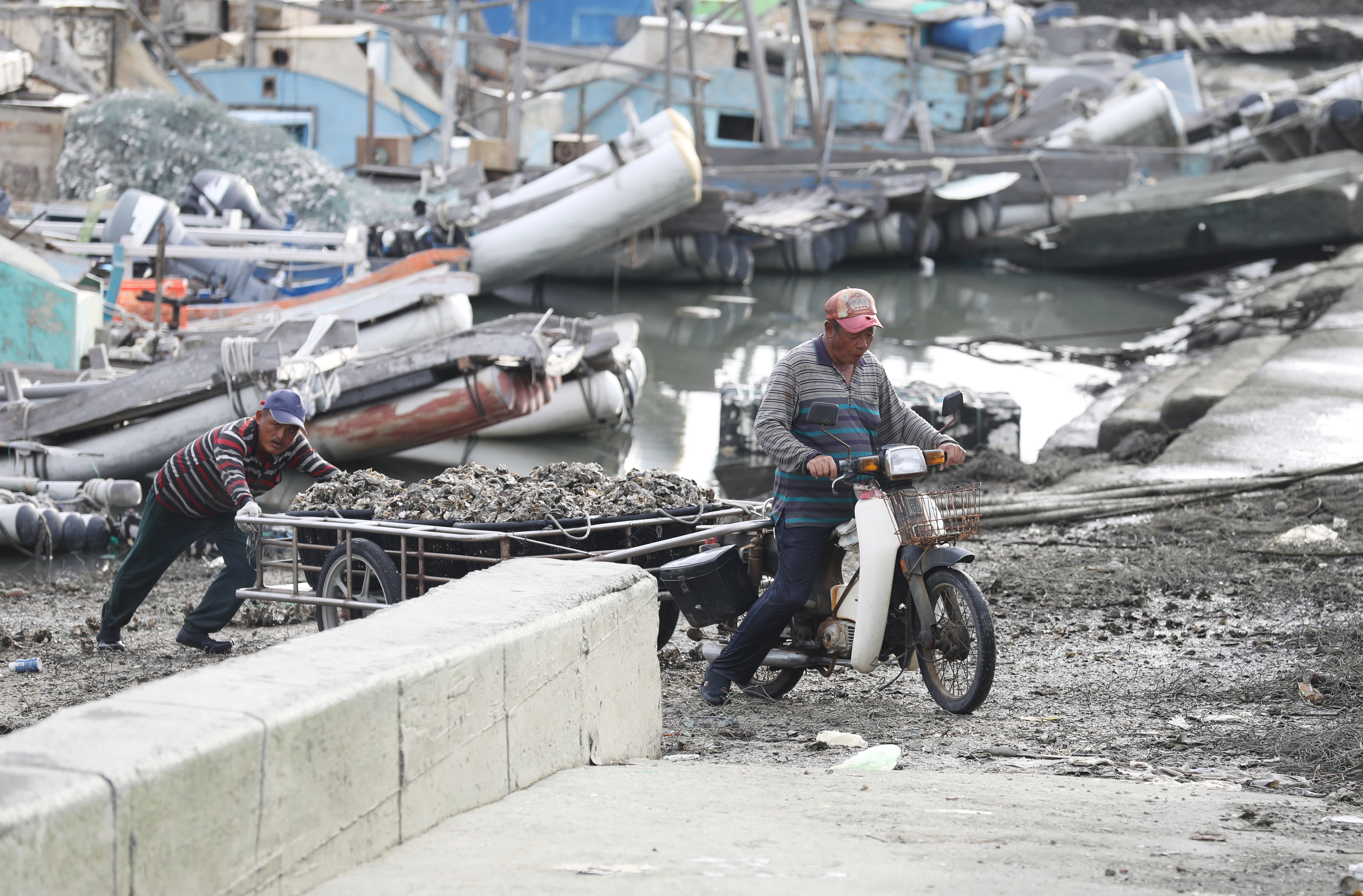 韋恩颱風二次登陸台灣，造成雲林縣口湖鄉蚵寮村26人喪命。