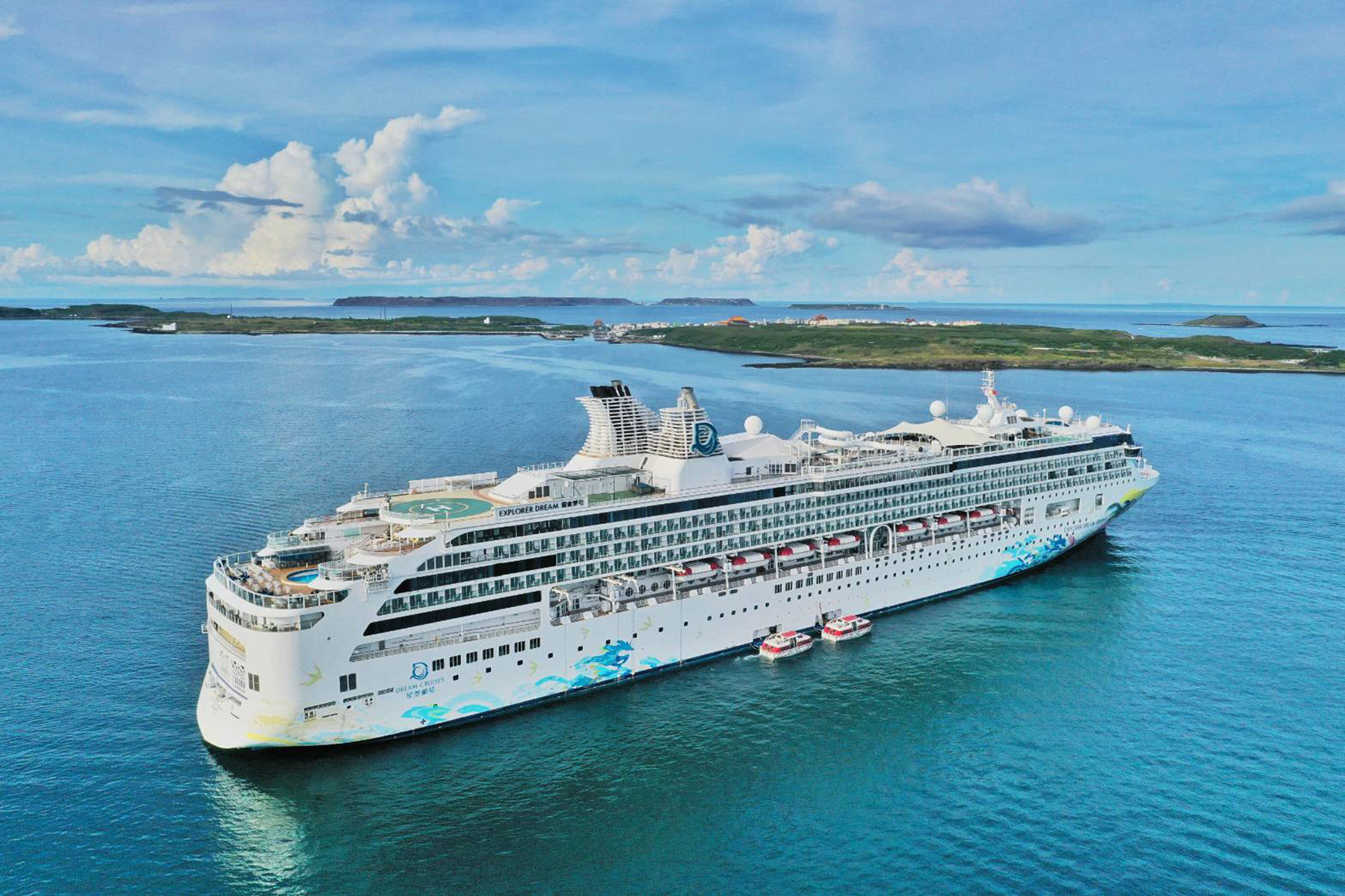 郵輪可說是後疫情時代，最有偽出國感的旅遊方式。（澎湖縣政府提供）