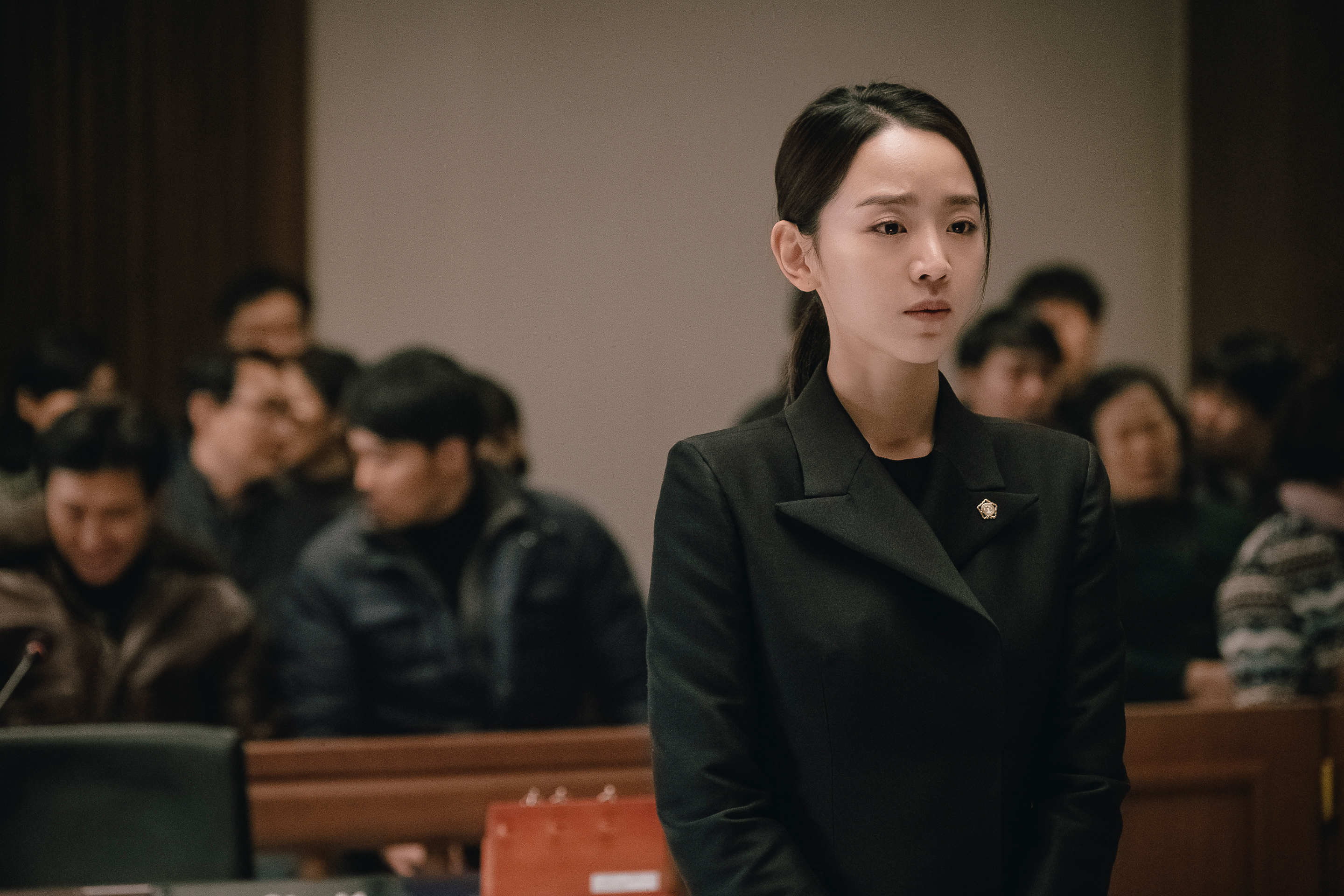 申惠善主演的《翻供》在台口碑發酵,熱賣新台幣2000萬元。(索尼影業提供)