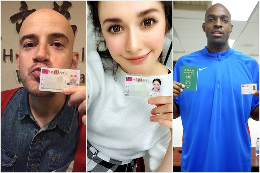 許多外國人士來台後便深深愛上，寧願花好幾年也要成為國民，像是吳鳳（由左至右）、瑞莎和戴維斯都是如此。（翻攝臉書）