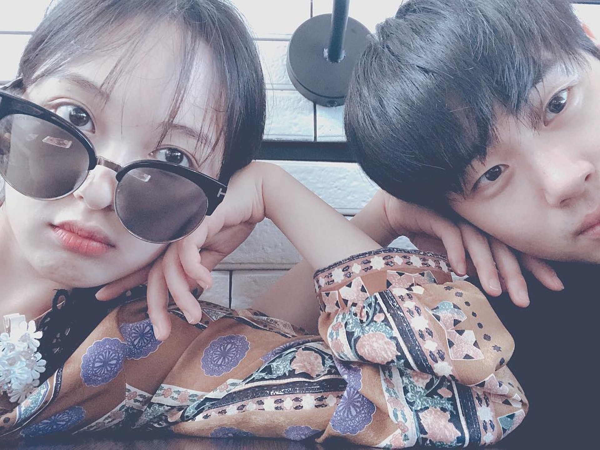 兩人交往時相當受外界祝福，也留下甜蜜合照。（翻攝自金寶拉Instagram）