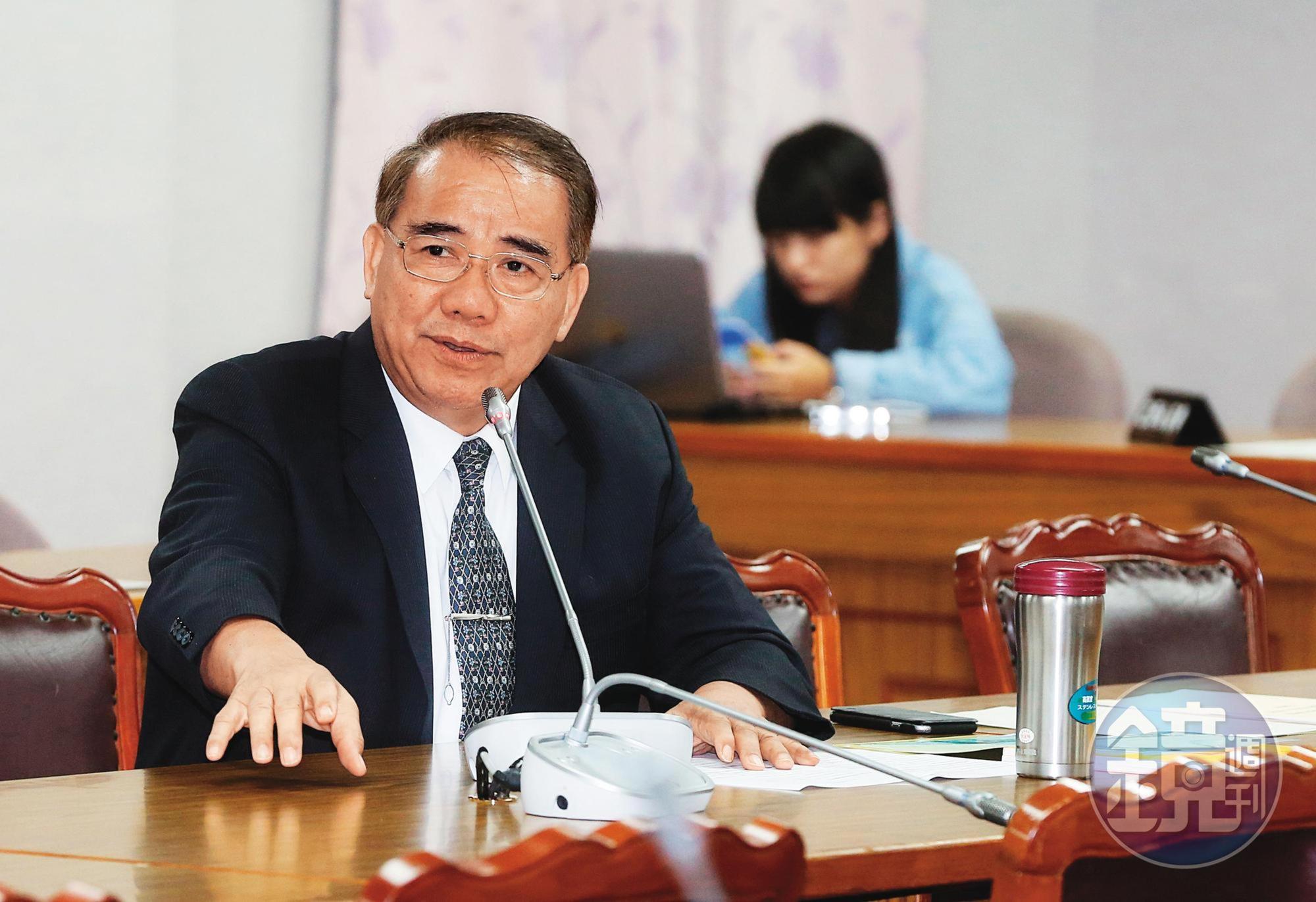 國民黨立委廖國棟(圖)多次替李恆隆發聲,並收下數百萬元賄款。