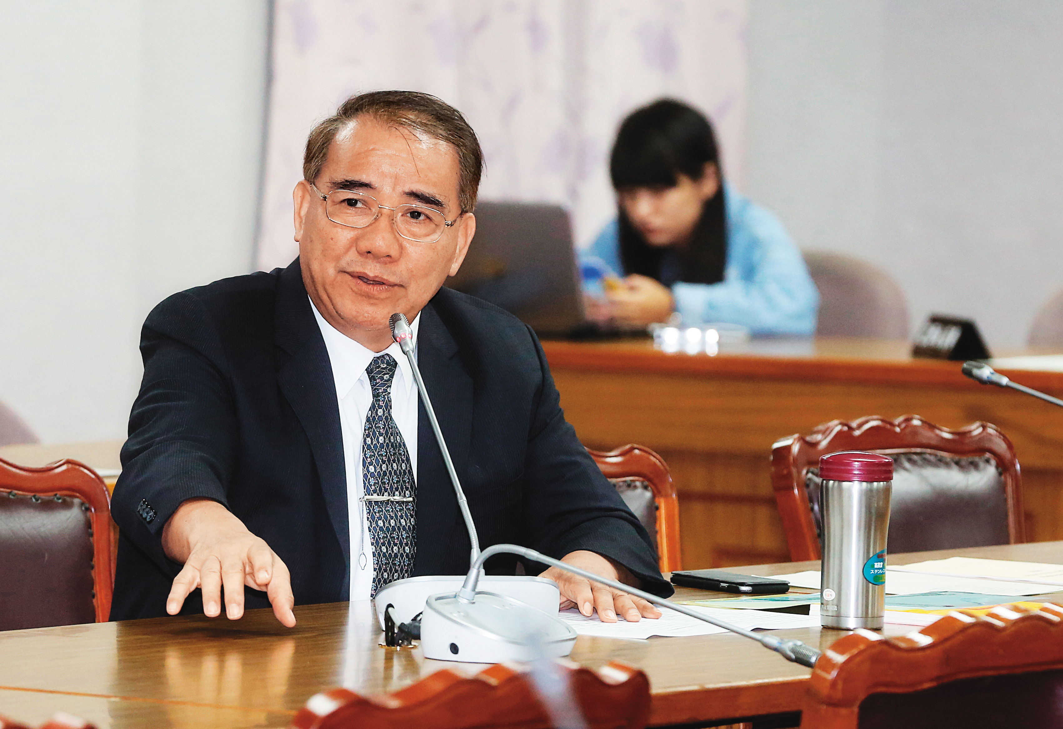 國民黨立委廖國棟（圖）多次替李恆隆發聲，並收下數百萬元賄款。