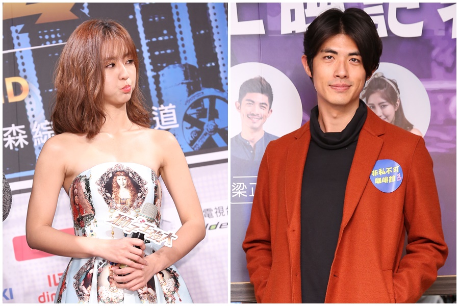周曉涵（左圖）將梁正群（右圖）當「哥哥」看待，出遊還讓他拍攝「男友視角」照片，不過男方後續公開有正牌圈外女友並再婚。（圖為資料照）