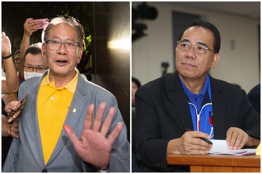 立委廖國棟（左）與陳超明（右）遭裁定羈押禁見，國民黨考紀會也祭出停權處分。圖為本刊資料照。
