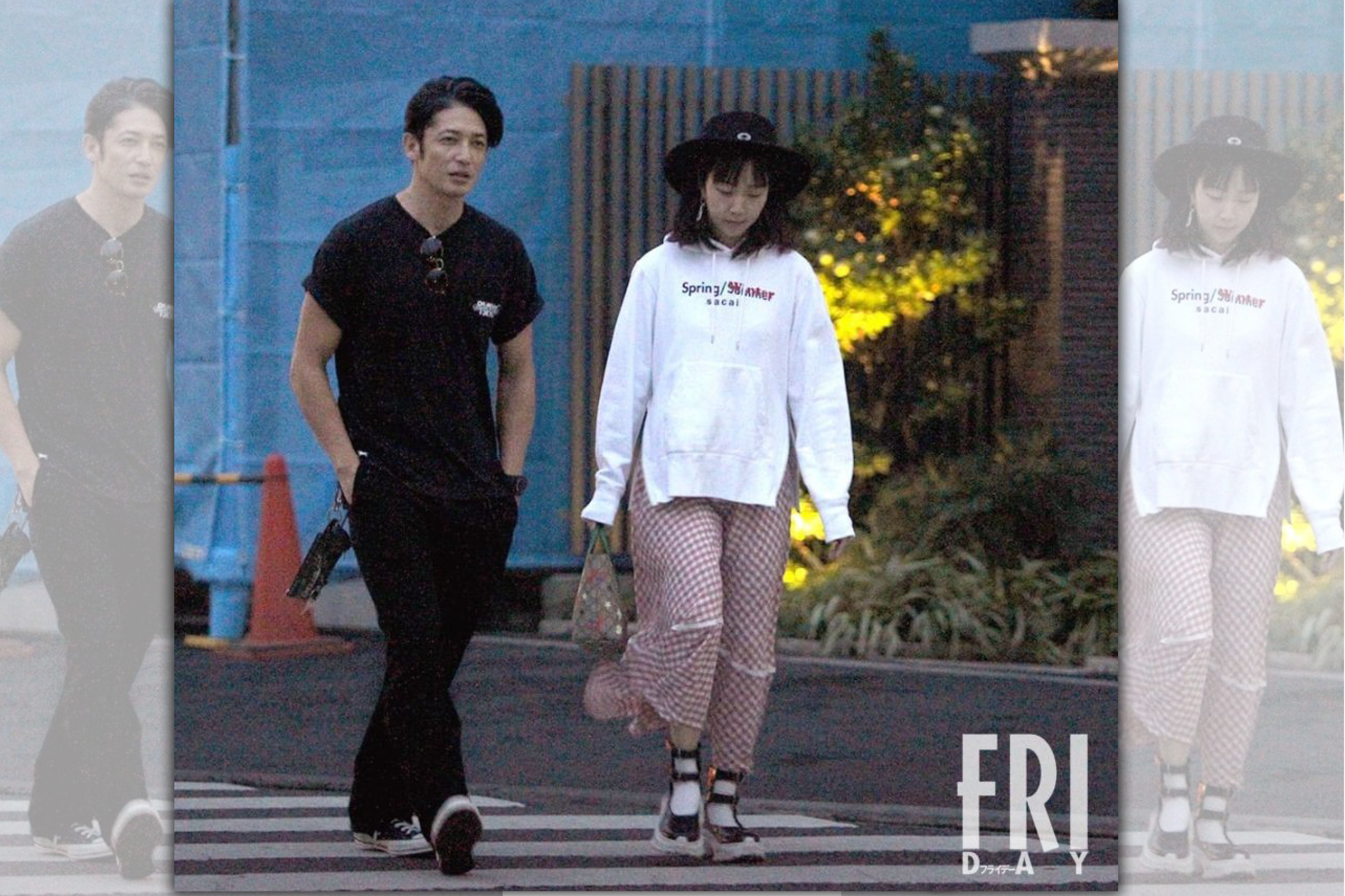 玉木宏（左）與小6歲女星木南晴夏結婚2年多，今傳出升格當爸媽。（翻攝《FRIDAY》週刊）