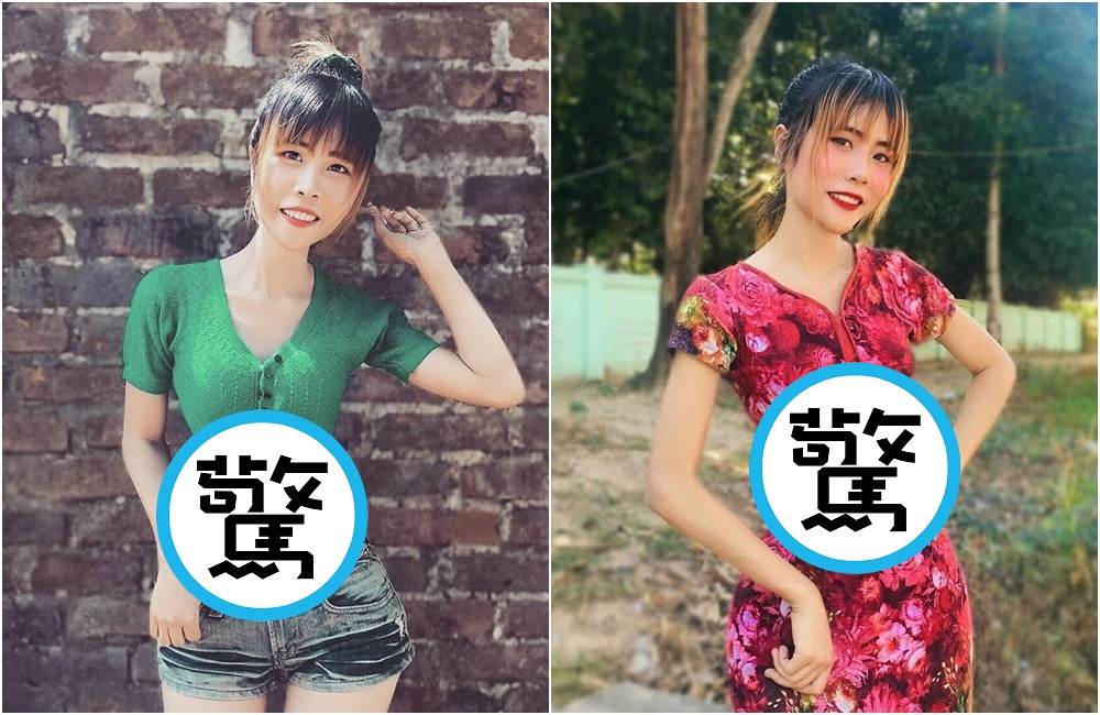 蘇娜英宣稱自己的腰圍僅有13.7吋，是世界上最細的腰之一。（翻攝IG ：Su Moh Moh Naing）