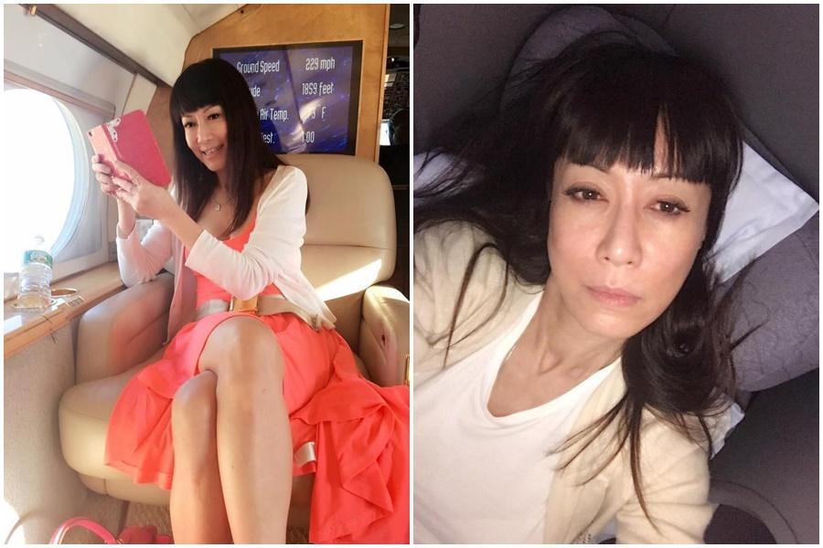 59歲的羅霈穎凍齡有術,臉蛋、身材維持得宜。(翻攝自羅霈穎臉書)