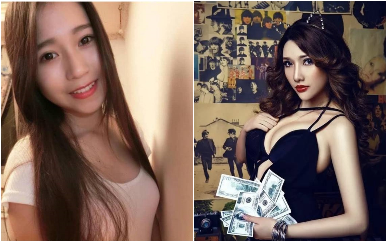 UNIQLO余藝（左圖）才是真正的UNIQLO女主角，卻有一位張姓女星（右圖）化名「馬伊娜」，自稱是「優衣庫女主角」出道。（翻攝自微博）