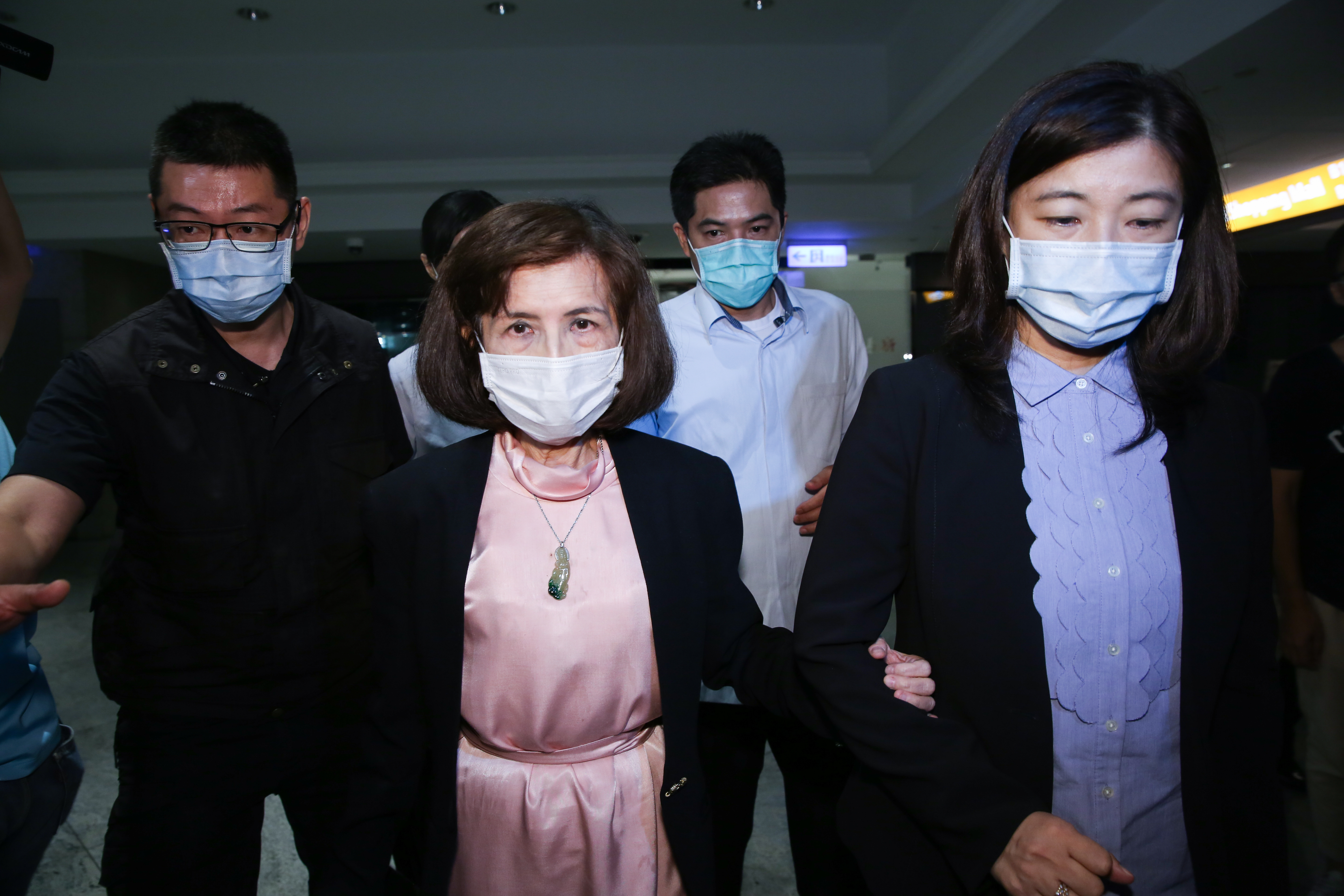 林郭文艷持股被質權人在市場上斷頭賣出，其大同董座恐怕不保。