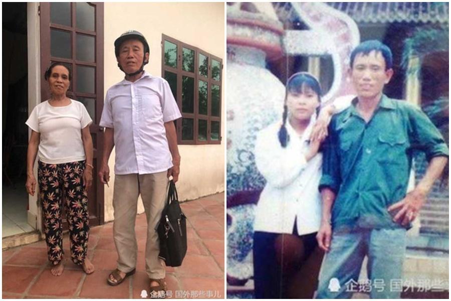 老翁丘特最年輕老婆年僅22歲，是一位學生妹仍在就讀中。（翻攝自騰訊QQ）