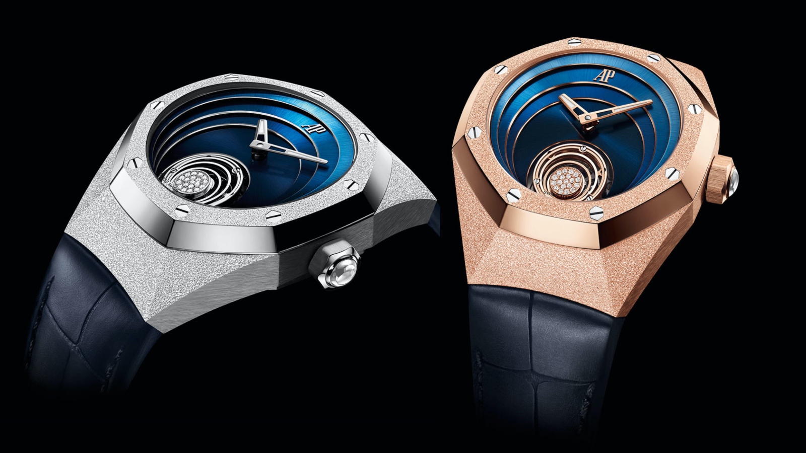 【新錶快訊】層次立體的面盤設計！愛彼皇家橡樹概念系列霜金陀飛輪