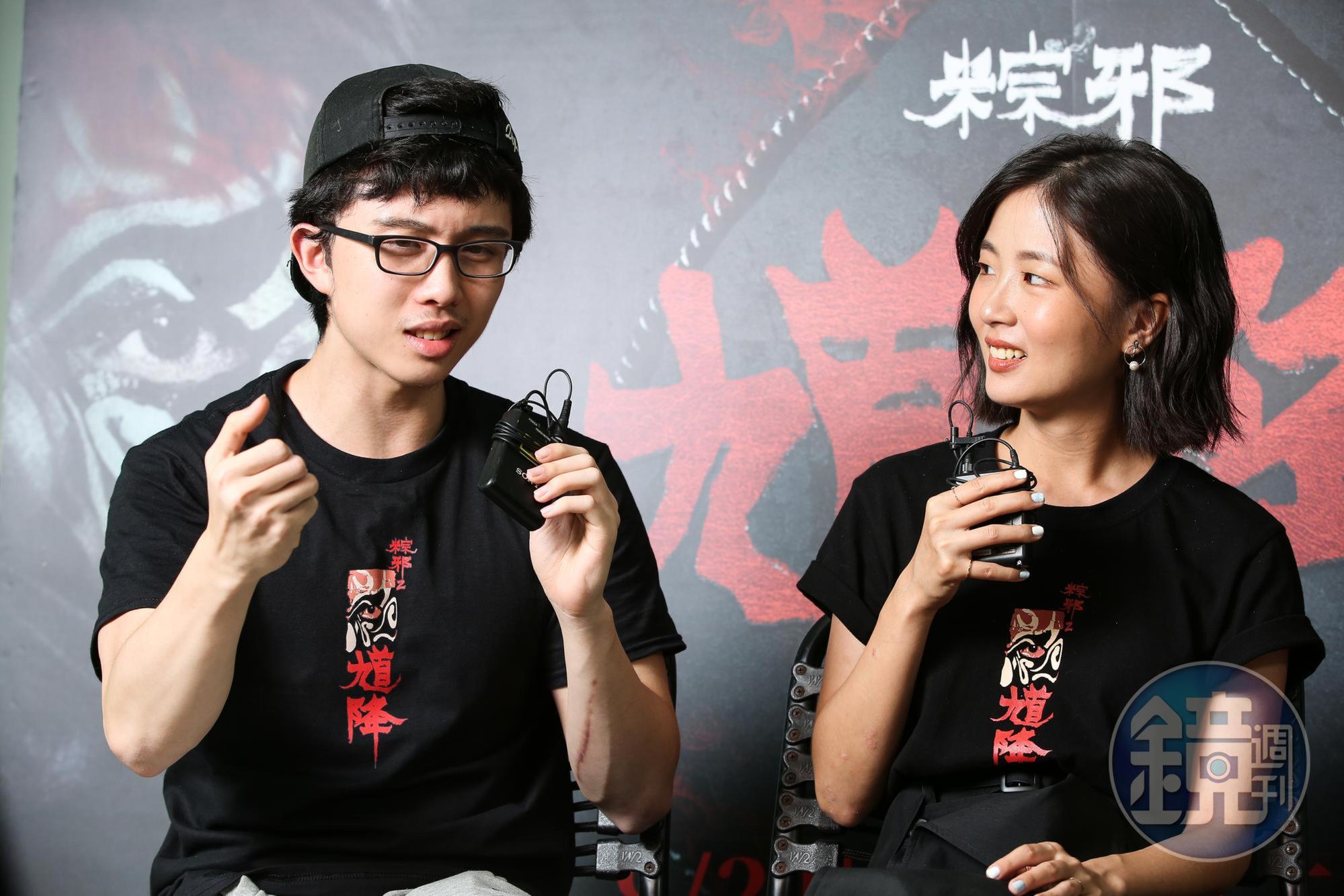 許安植講自己的撞鬼經驗,孫安佐則發揮Youtuber本能想要衝一波流量。