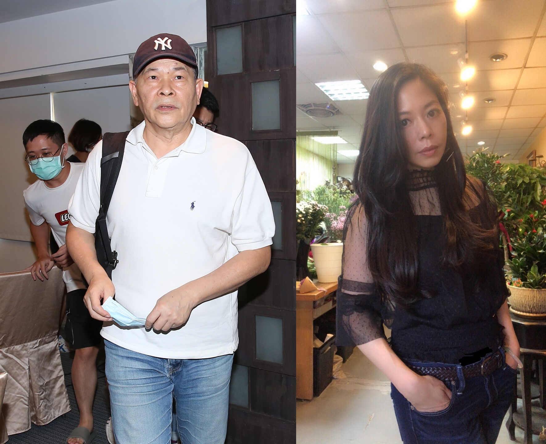 澎恰恰欠下鉅款，盧靚不好關心，因為覺得對方也只會跟她說沒事。（右圖為盧靚提供）