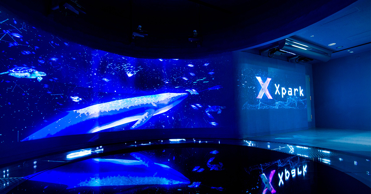 入門的巨型夢幻藍光鯨鯊領你進入Xpark的異鏡世界。