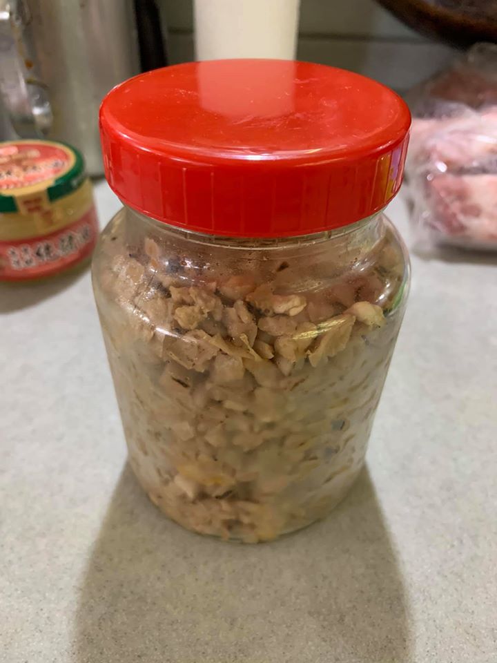 用許家邨買的菜脯。