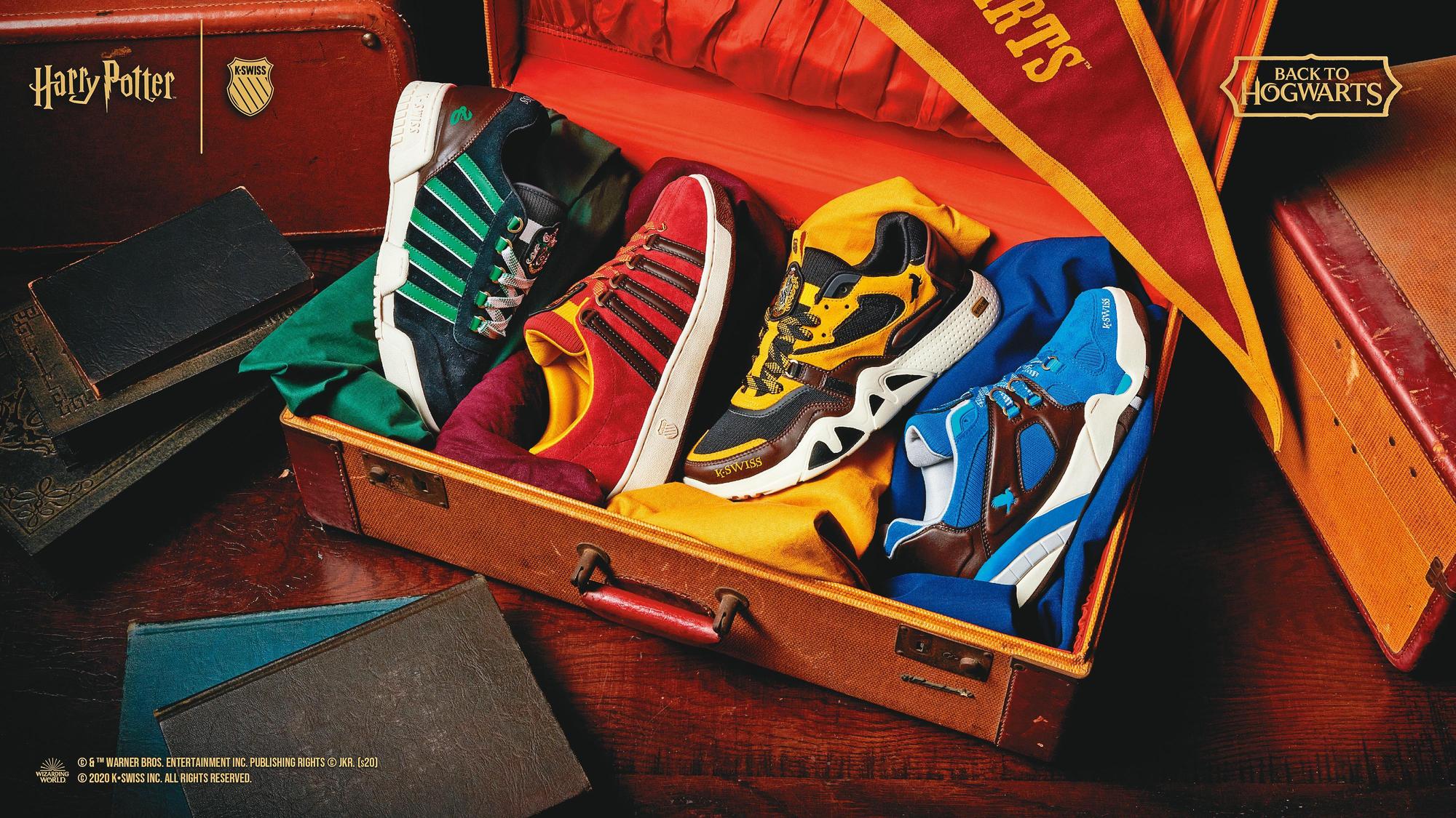 K-SWISS	X HARRY POTTER哈利波特聯名鞋款，NT$3,280～NT$4,980。（K-SWISS提供）