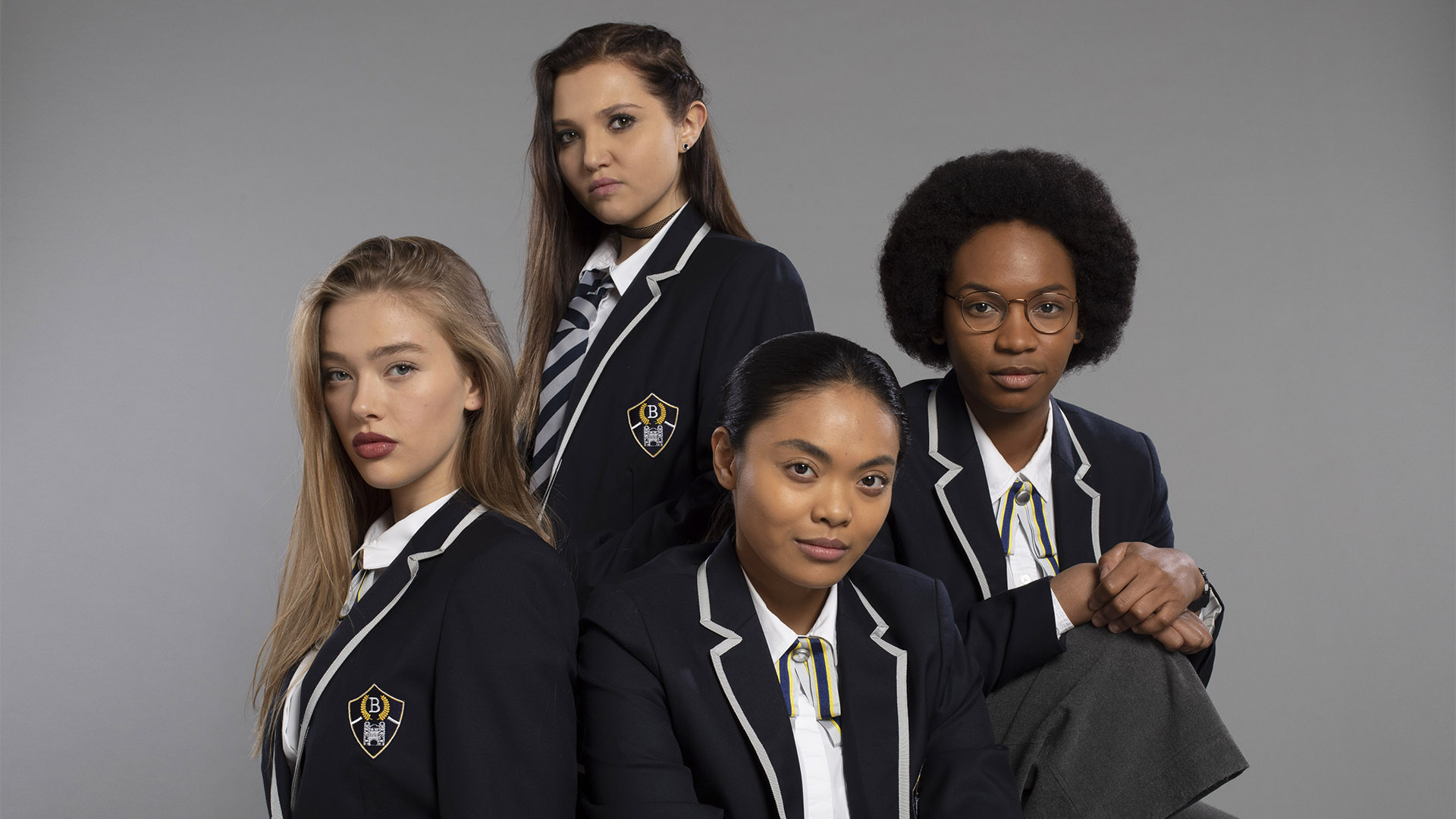 4個個性、外表、專長都不一樣，也沒人會把她們聯想在一起的女孩，組成了「正義高材生」，不再繼續對校園的歪風沉默。（Netflix提供）