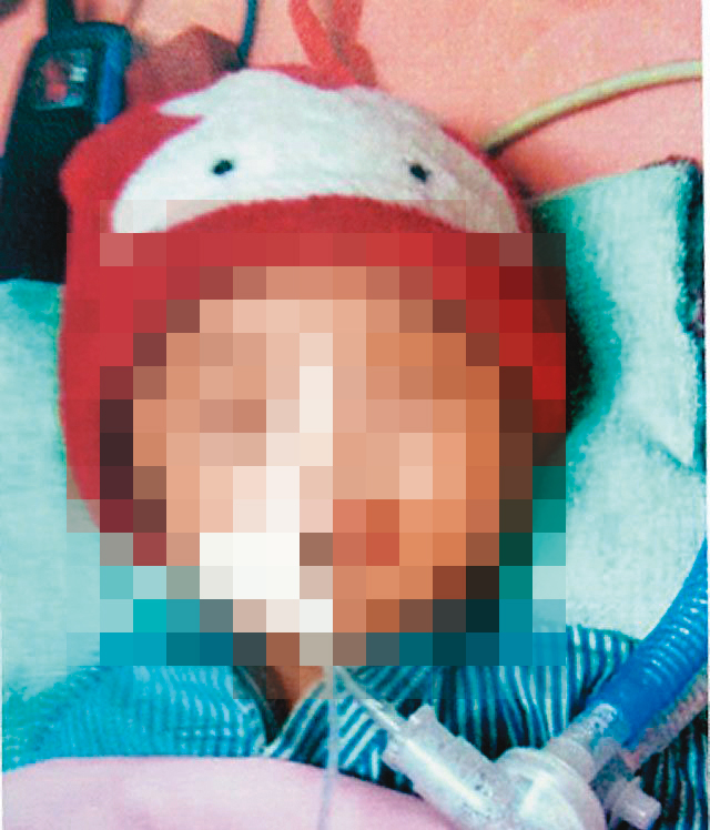 3個月大的女嬰香香喝下加鹽的奶粉，最終因高血鈉症死亡。（翻攝畫面）