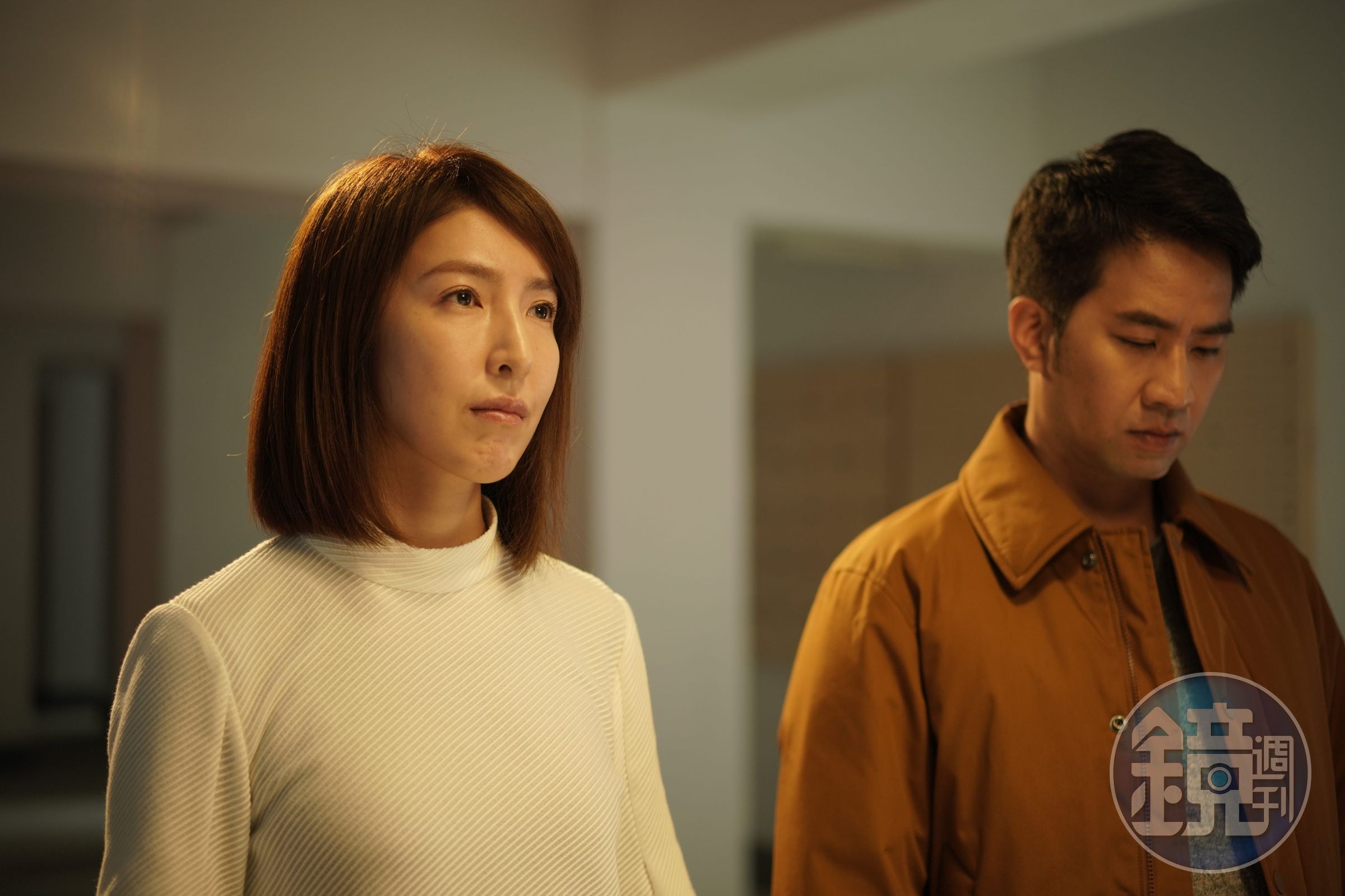 楊謹華與黃健瑋相隔不到1年再度合作，兩人演起戲來默契十足。（華映提供）