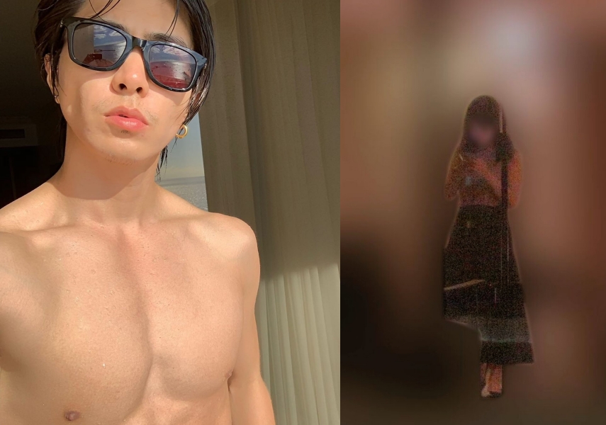 山下智久被拍到與17歲未成年女模過夜。（左翻攝山下智久IG，右翻攝週刊文春網站）