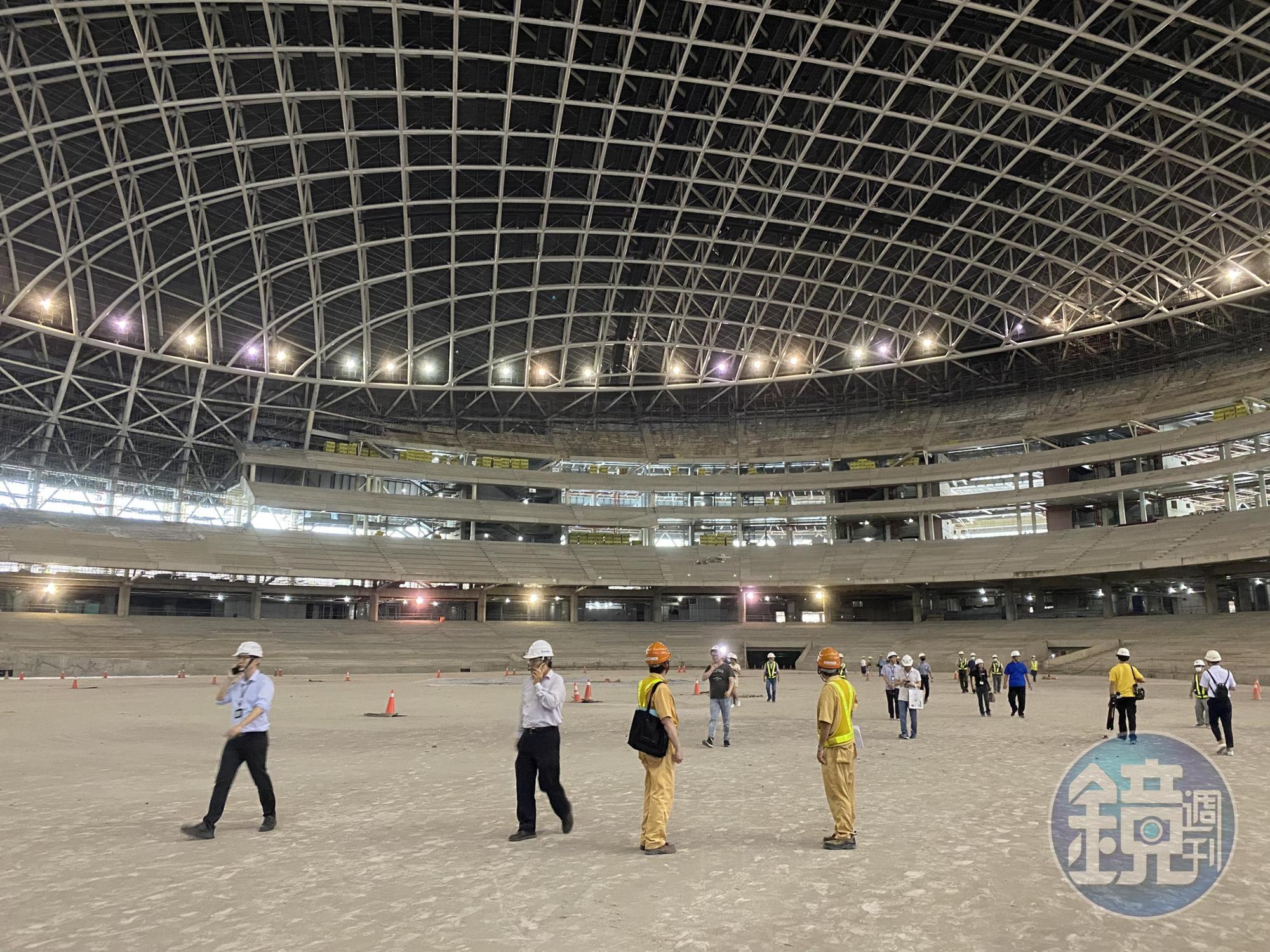 大巨蛋案歷經5年停工，北市府宣布即日起同意遠雄施作工程。